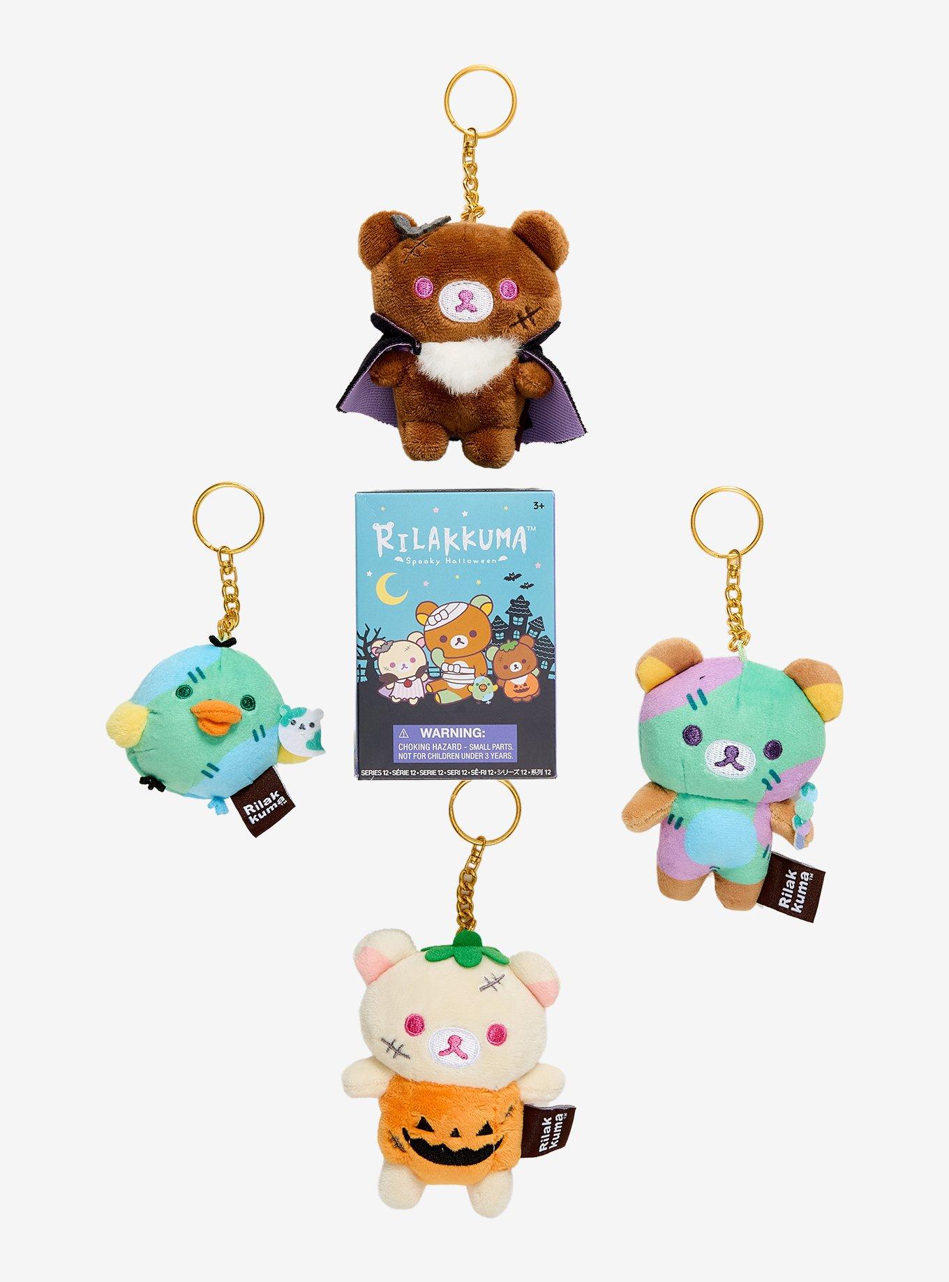 リラックマ ハロウィンアクセストラップ まとめ売り Rilakkuma Halloween Blind Box Plush Bag Charm | Hot Topic