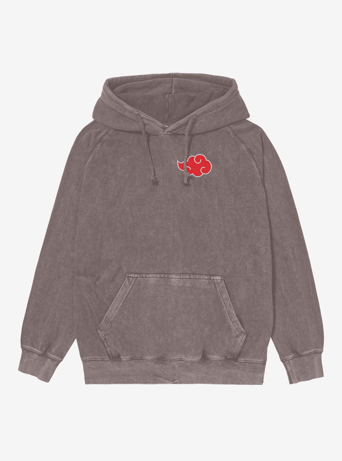Naruto Akatsuki Mineral Wash Hoodie, , hi-res