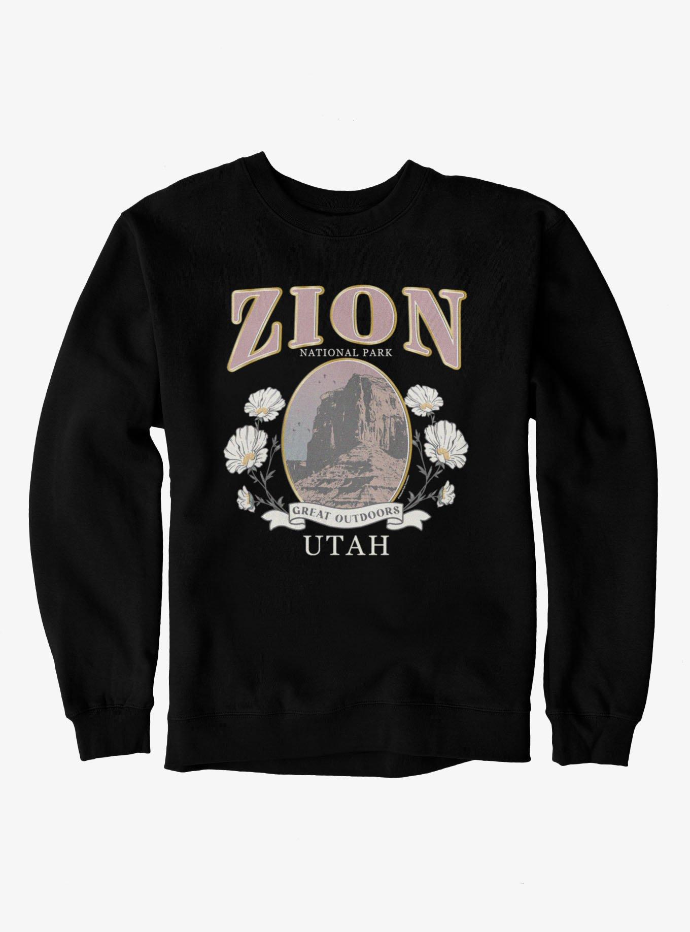 National Park Foundation Zion Utah Great Outdoors Sweatshirt