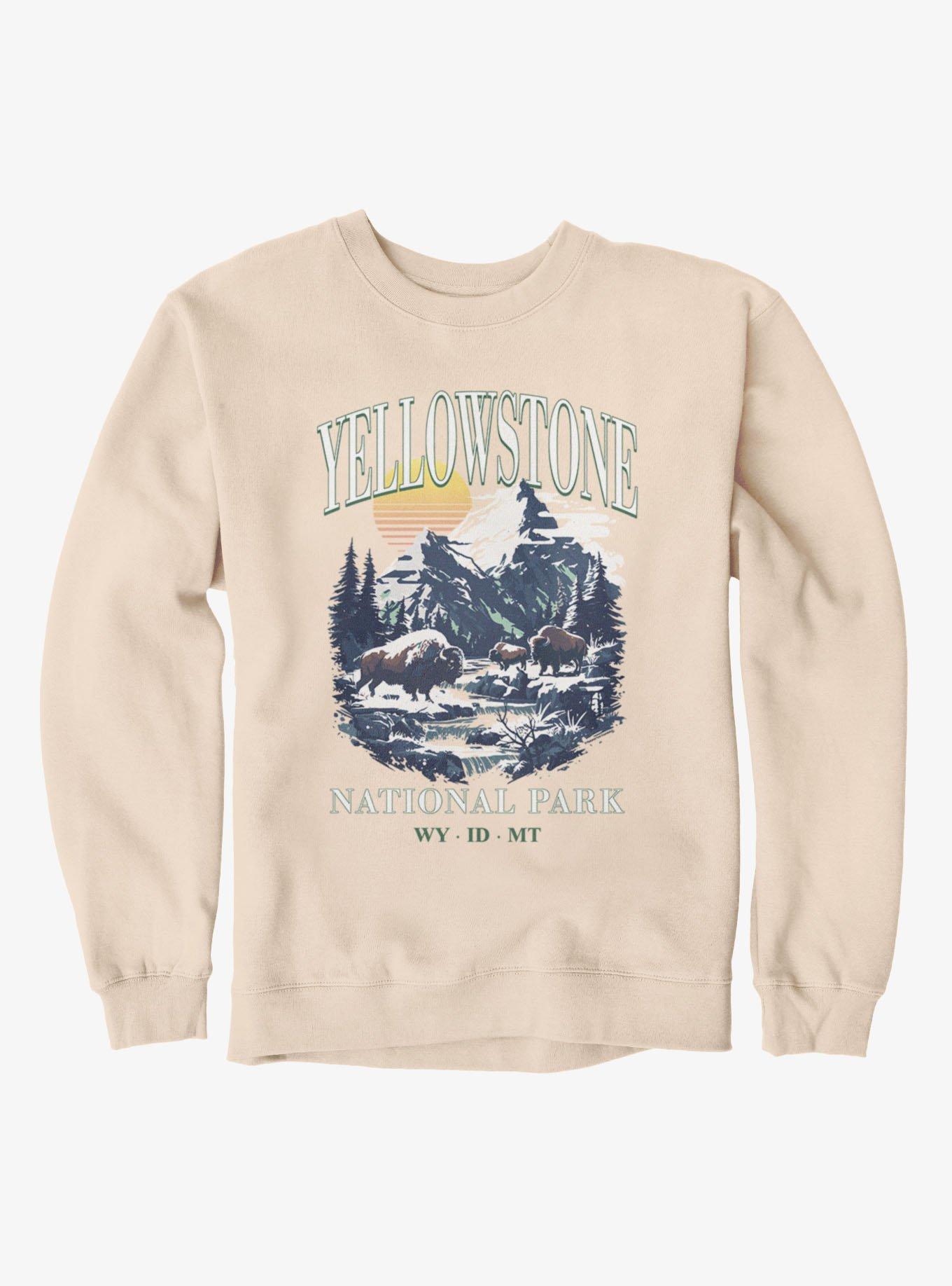 National Park Foundation Yellowstone Wyoming Idaho Minnesota Sweatshirt, , hi-res