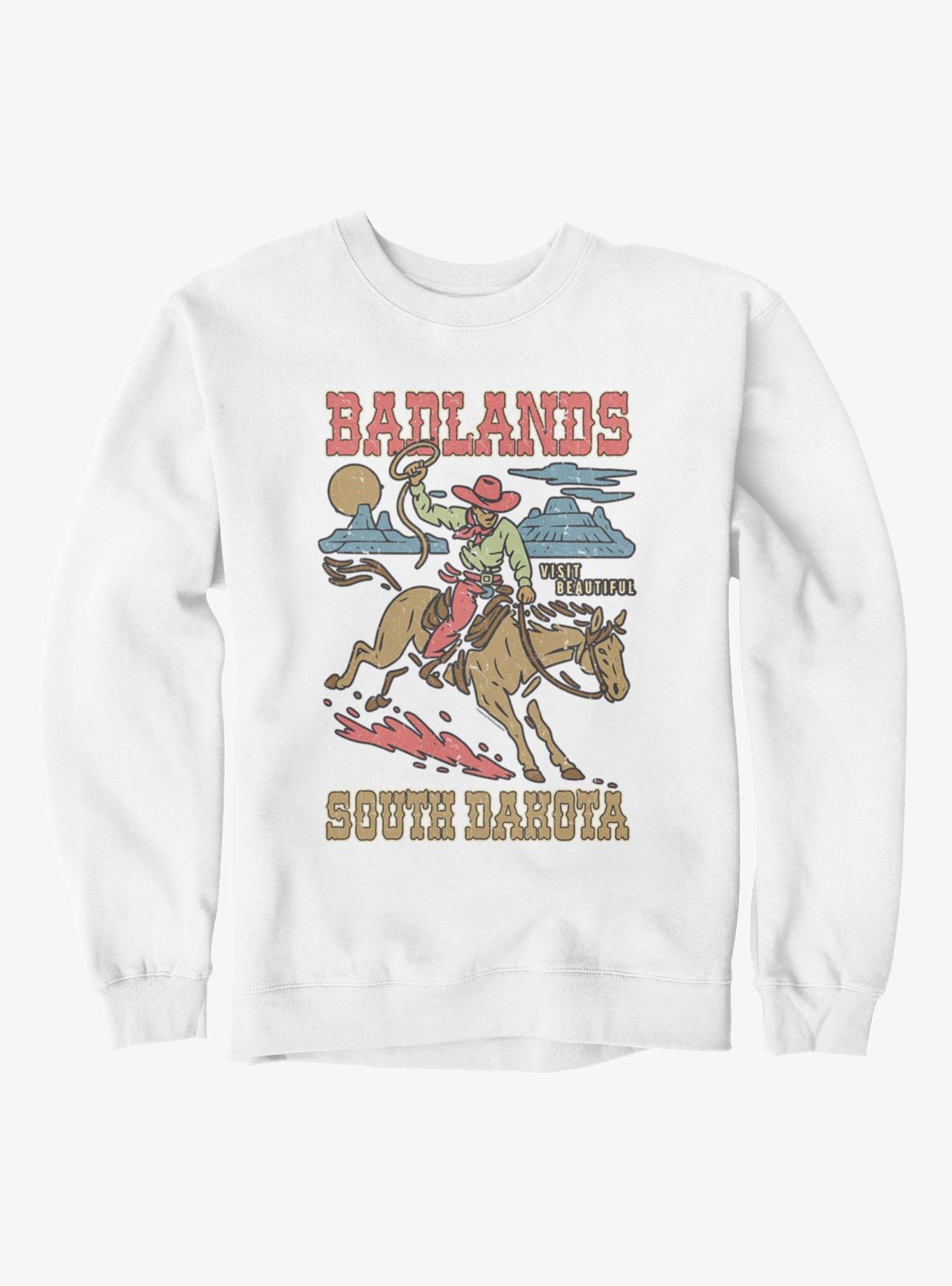 National Park Foundation Visit Beautiful Badlands South Dakota Sweatshirt, , hi-res