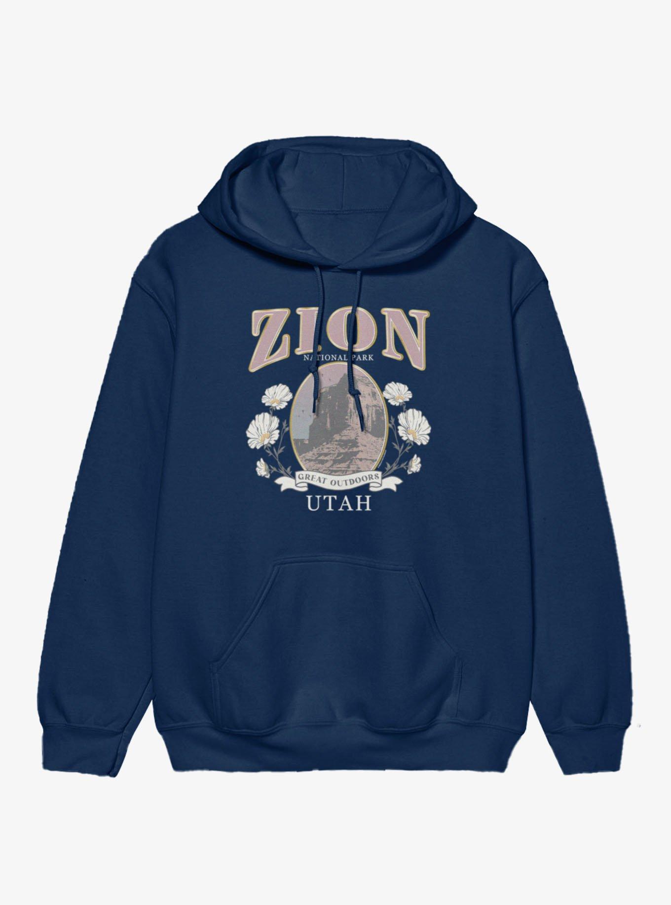 National Park Foundation Zion Utah Great Outdoors Hoodie, , hi-res