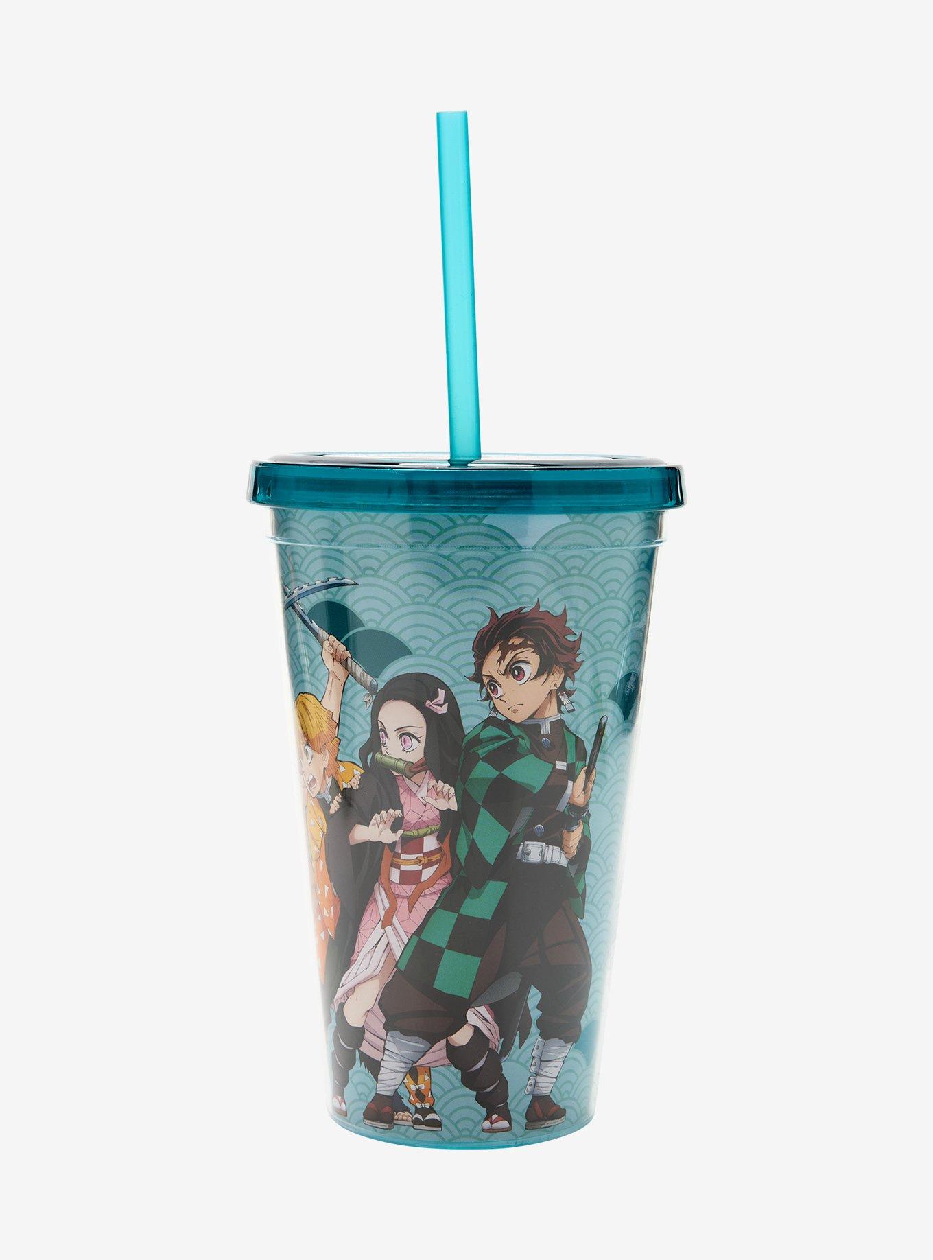Demon Slayer: Kimetsu No Yaiba Group Acrylic Travel Cup, , hi-res