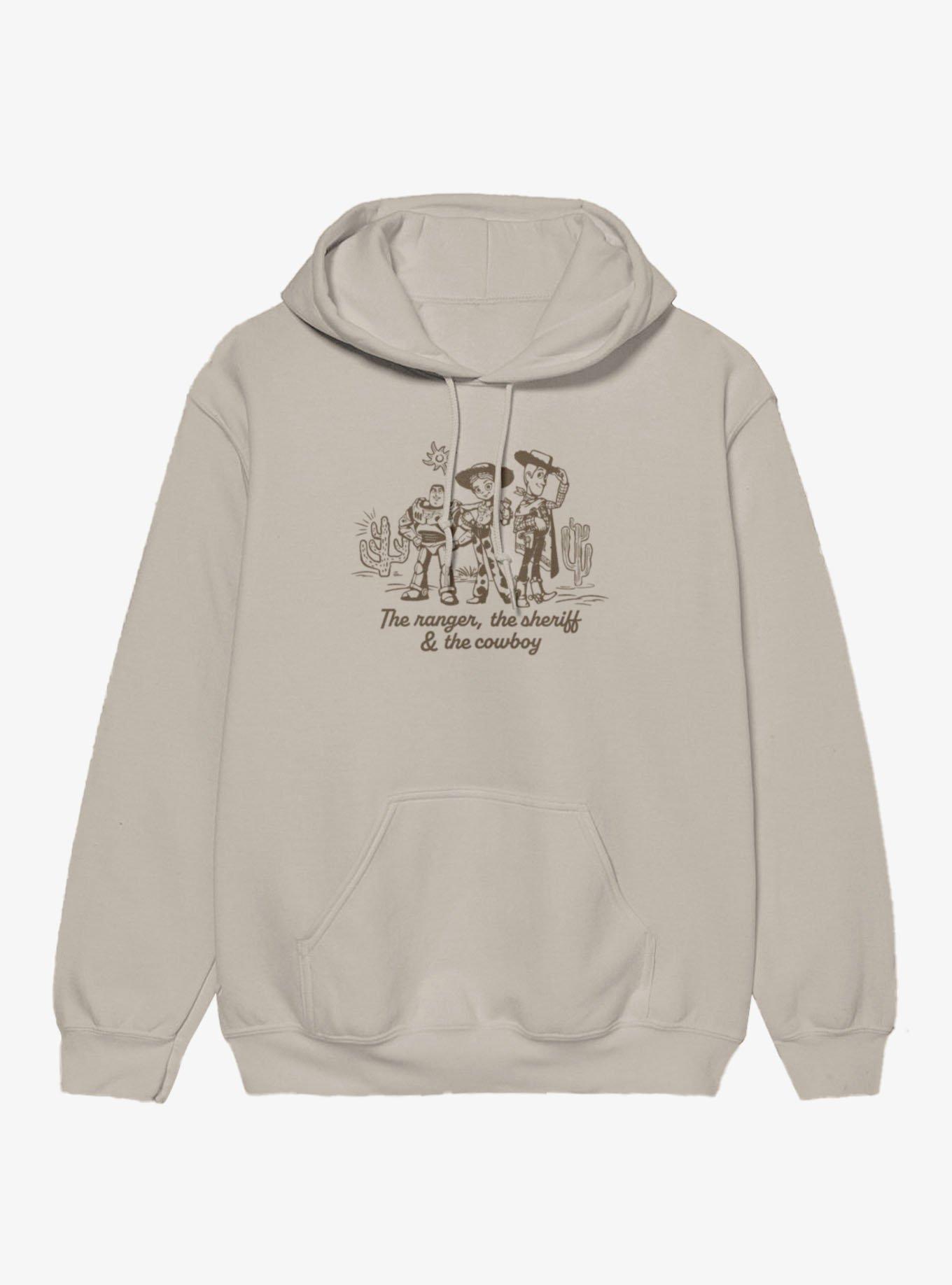 Disney Pixar Toy Story 5 Movie Ranger Sherrif Cowboy Outline Buzz Jessie Woody Hoodie , , hi-res
