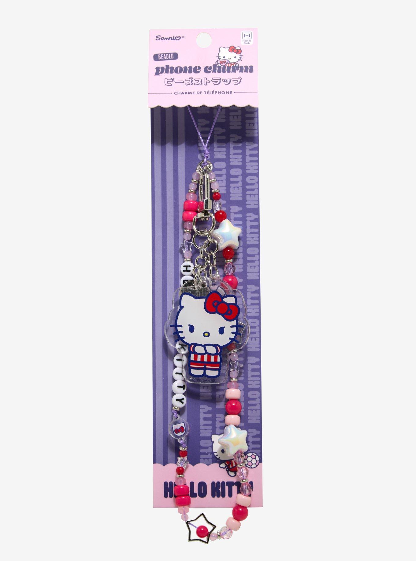 Hamee Hello Kitty Soccer Bead Phone Charm, , hi-res