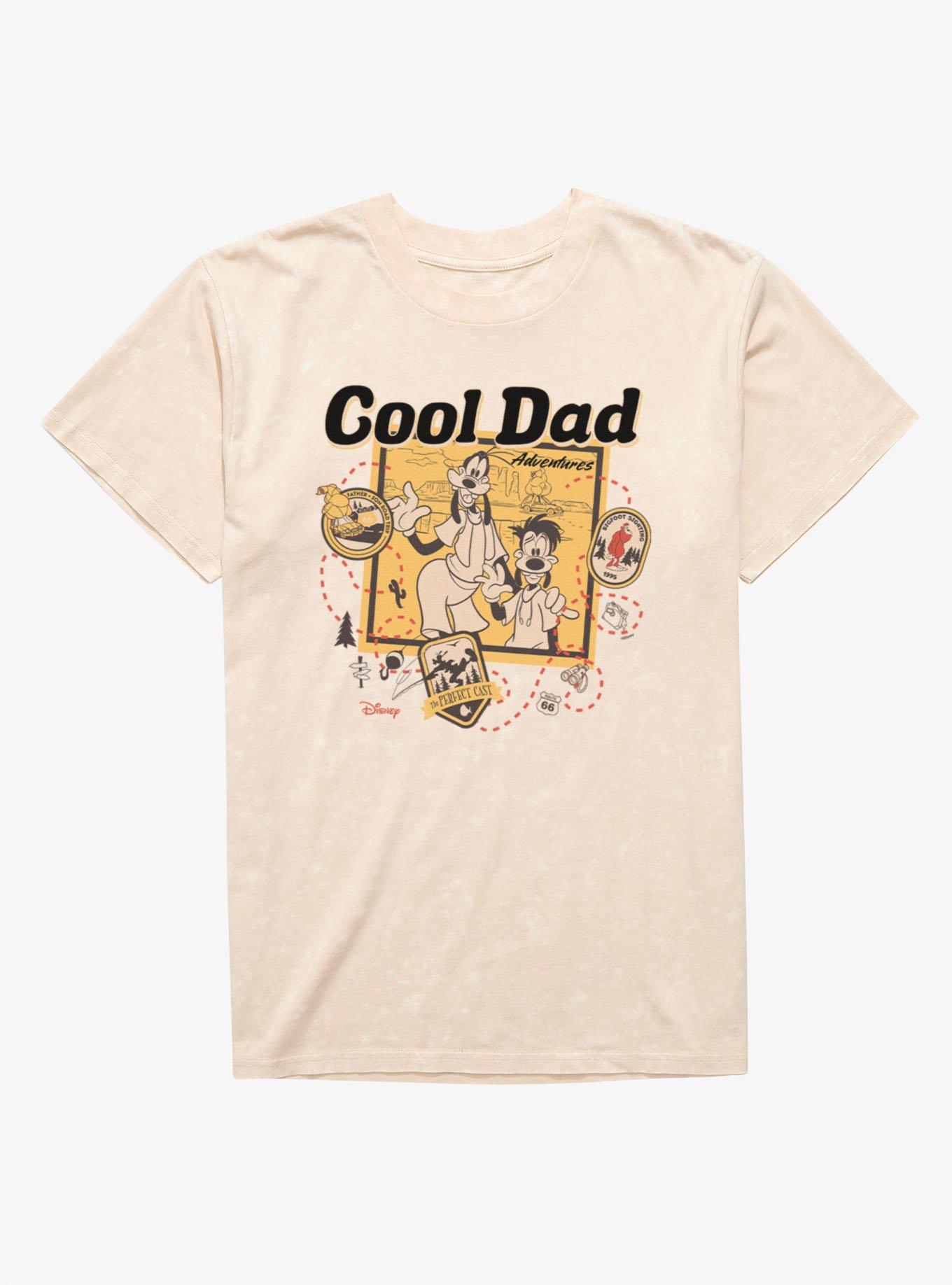 Disney Goofy Movie Cool Dad Map Mineral Wash T-Shirt, , hi-res