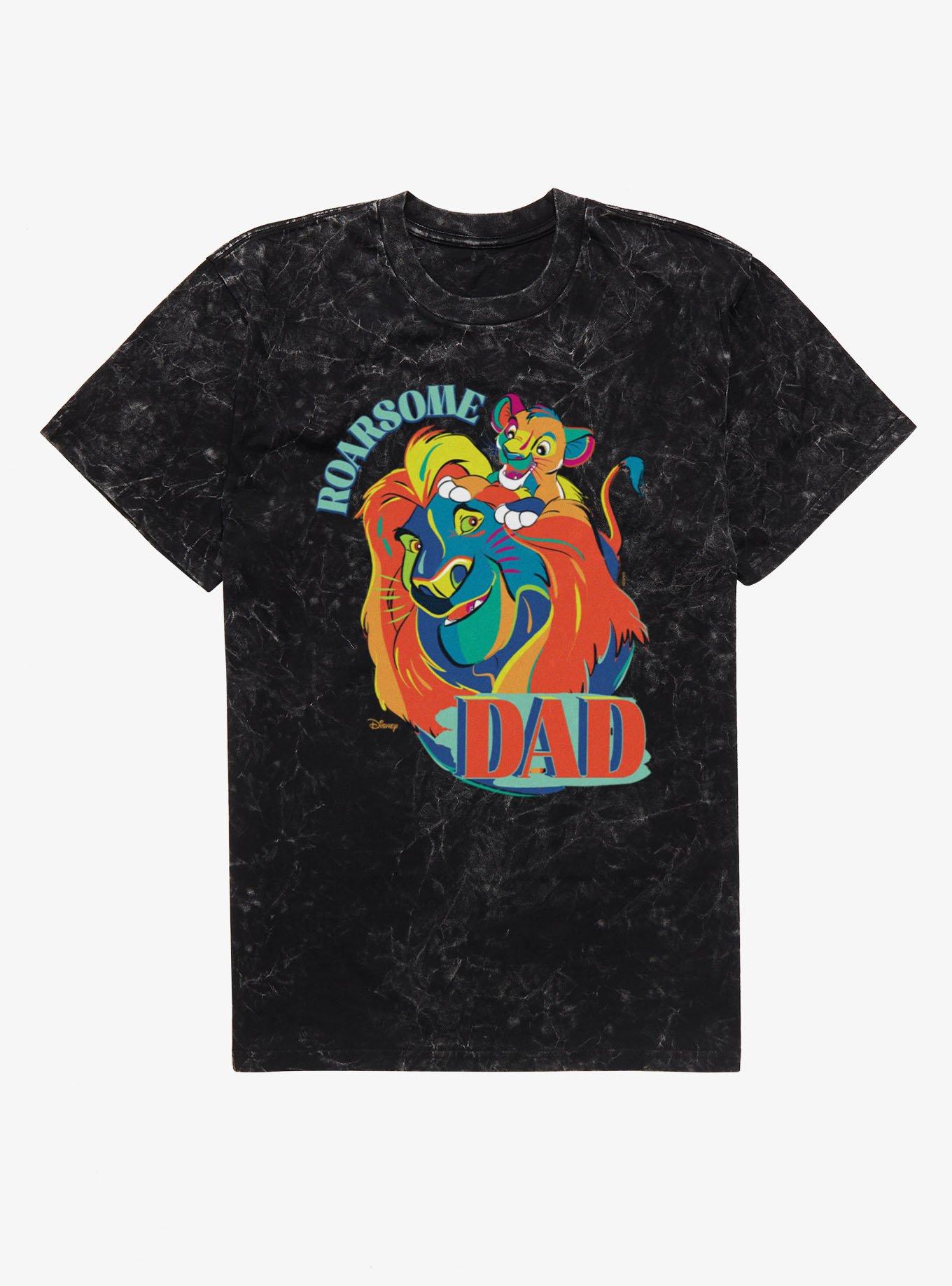Disney Lion King Roarsome Dad Vibrant Colors Mineral Wash T-Shirt, , hi-res