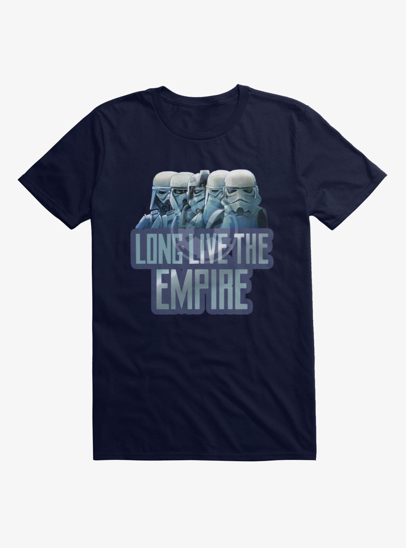Star Wars The Mandalorian And Grogu Long Live The Empire Stormtrooper Line Up T-Shirt, , hi-res