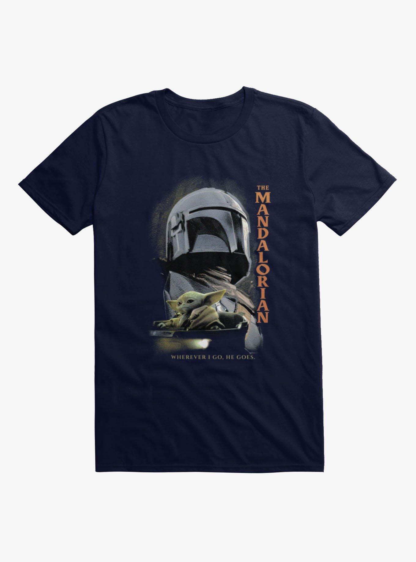 Star Wars The Mandalorian Wherever I Go T-Shirt