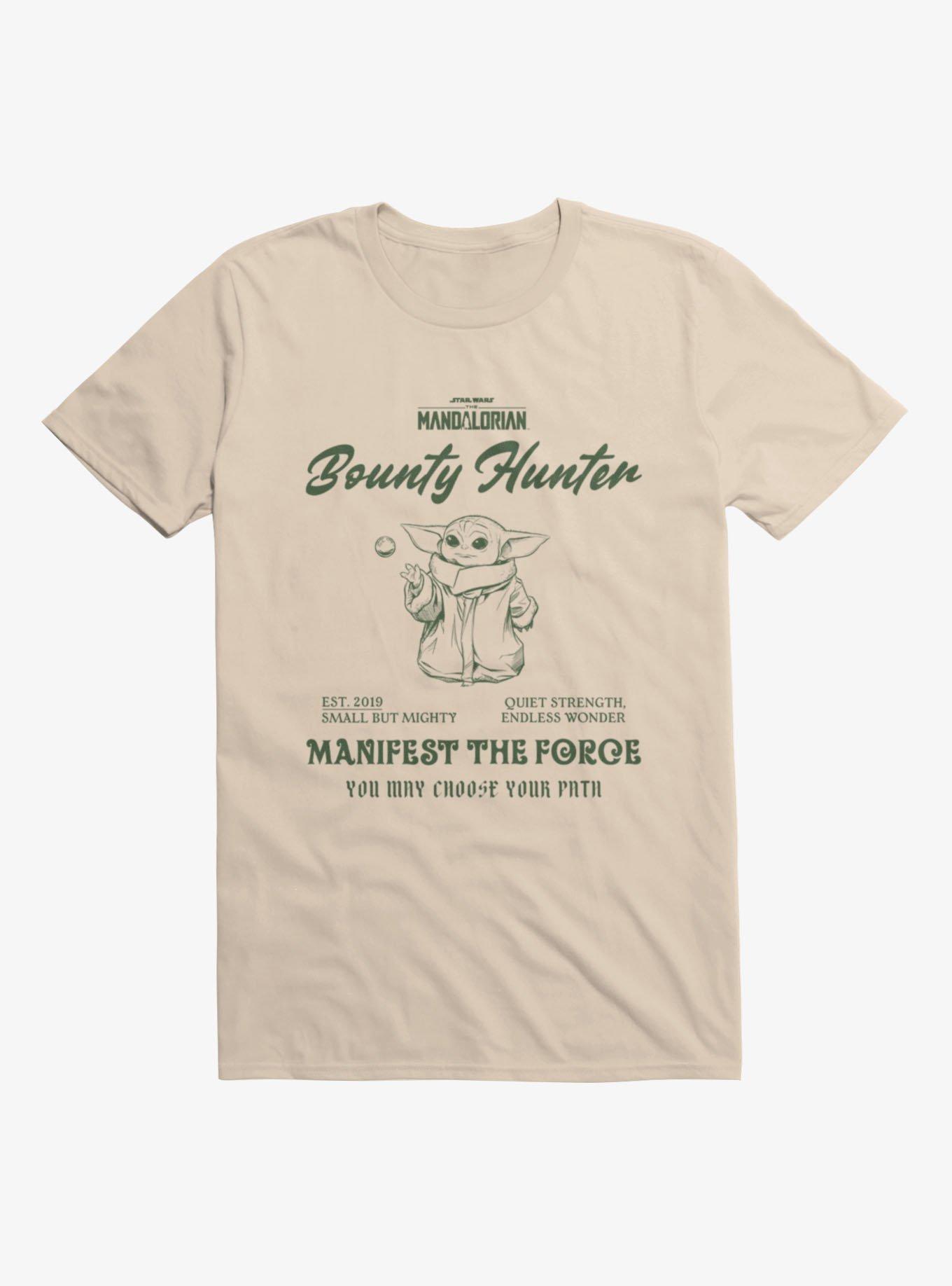 Star Wars The Mandalorian Bounty Hunter Manifest The Force T-Shirt