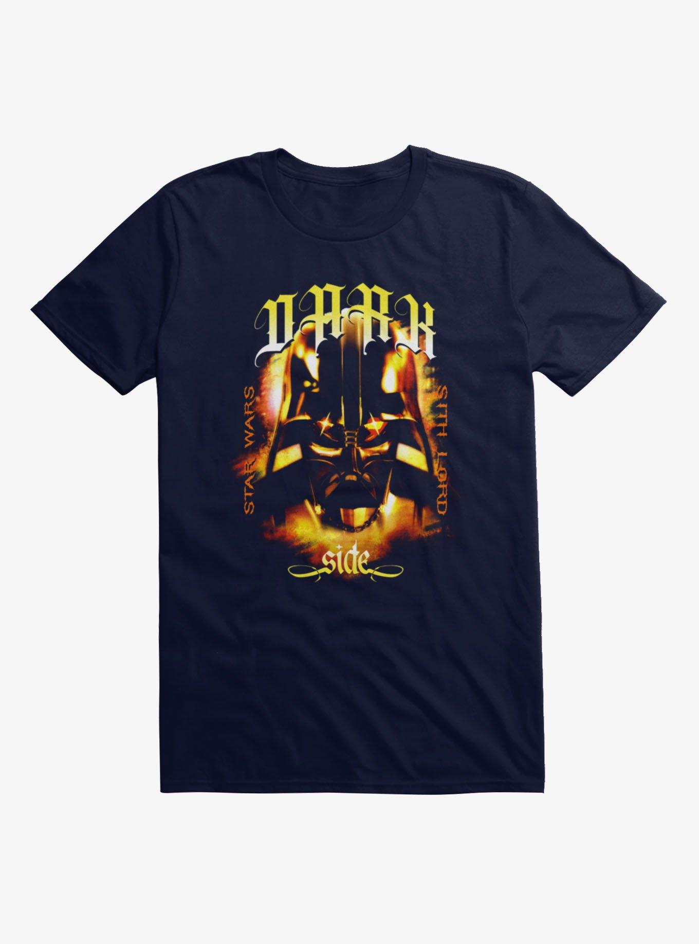 Star Wars Dark Sith Lord Darth Vader Dark Side Flames T-Shirt, , hi-res