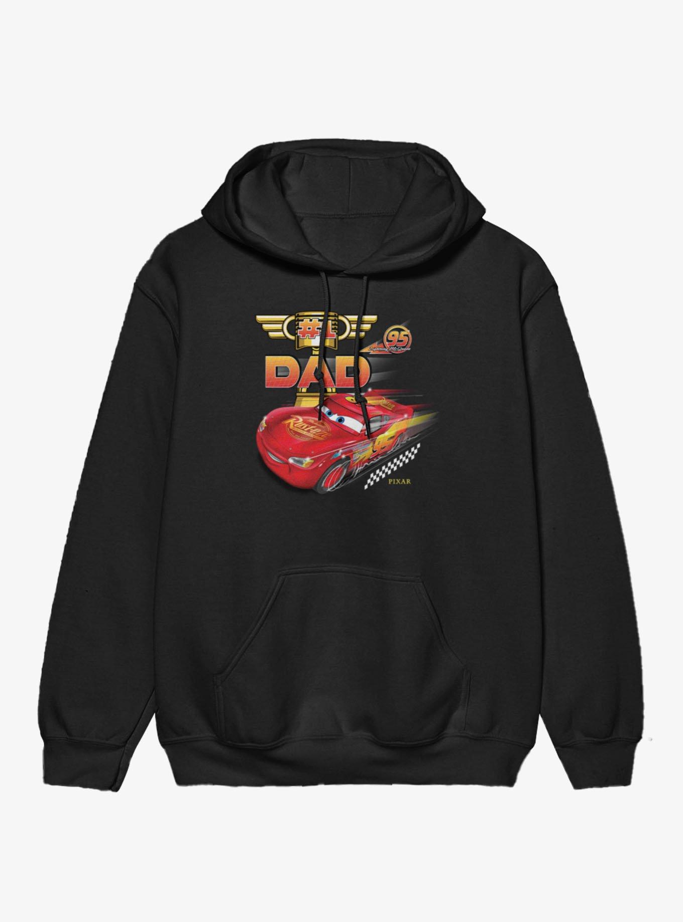 Disney Pixar Cars Number 1 Dad With McQueen Hoodie, , hi-res