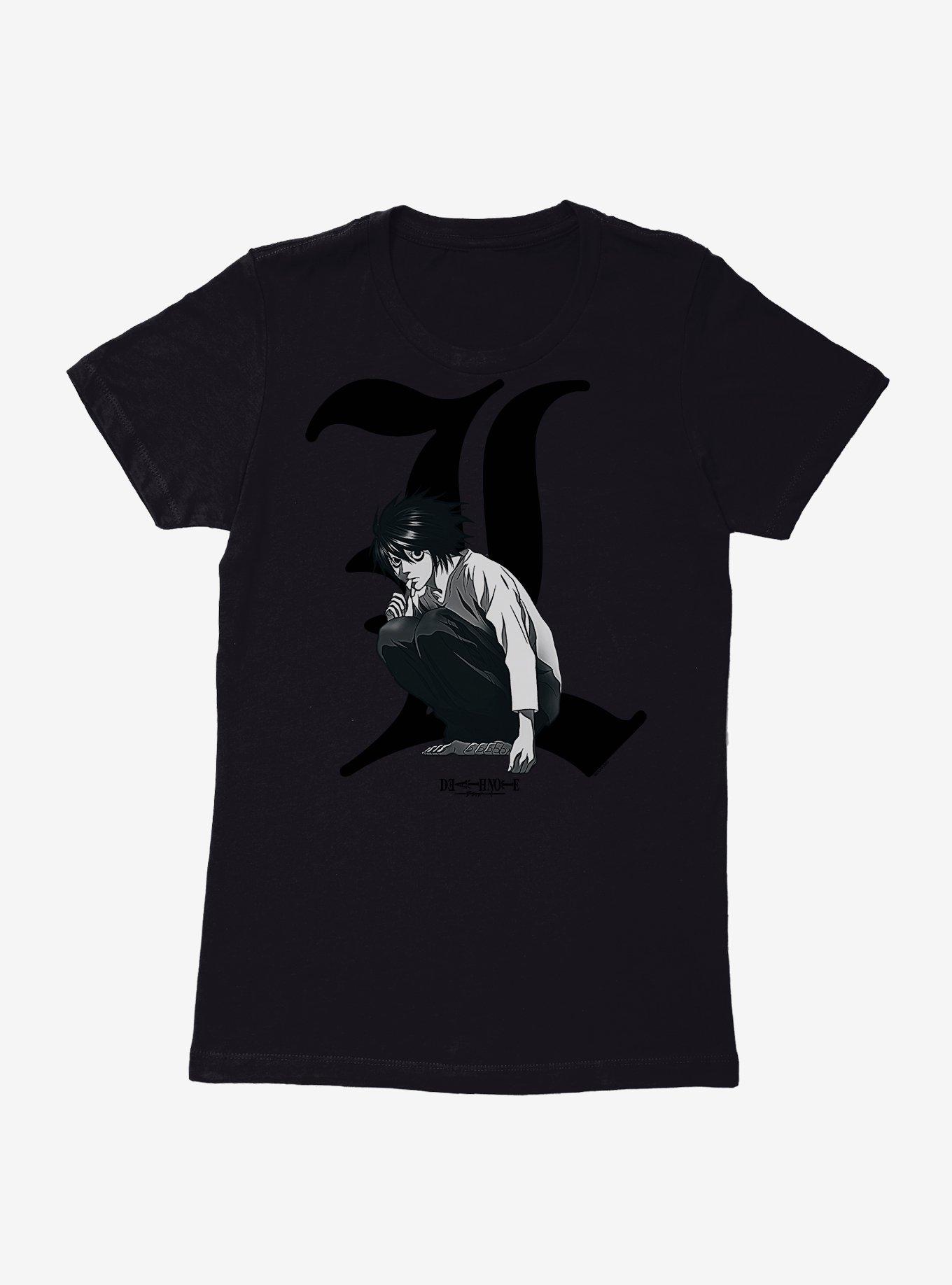 Death Note L Portrait Womens T-Shirt, , hi-res