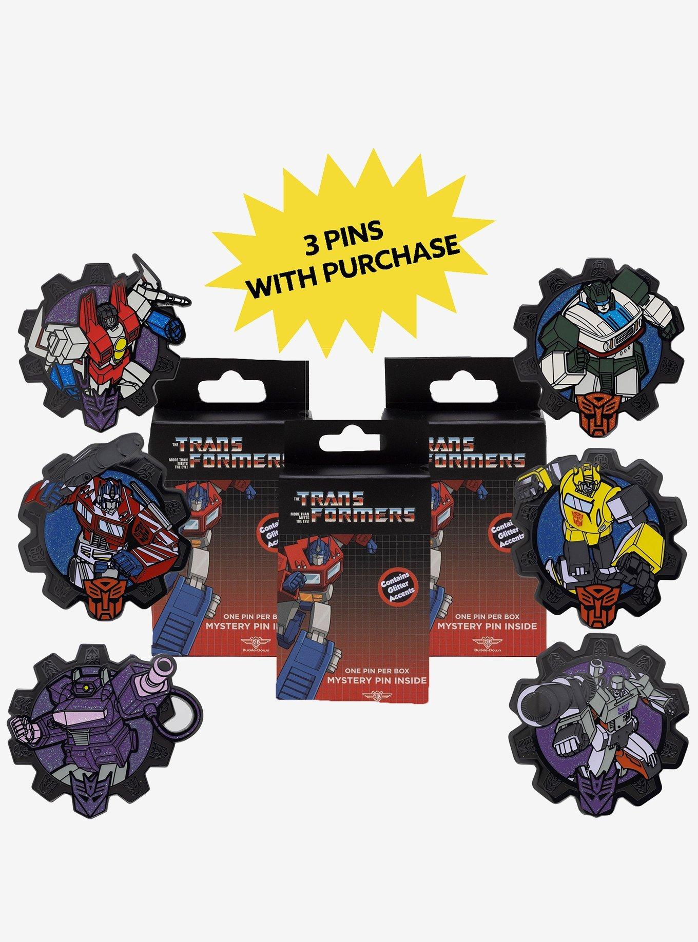 Transformers Mystery Enamel Pin Blind Box Series 3 Pack, , hi-res