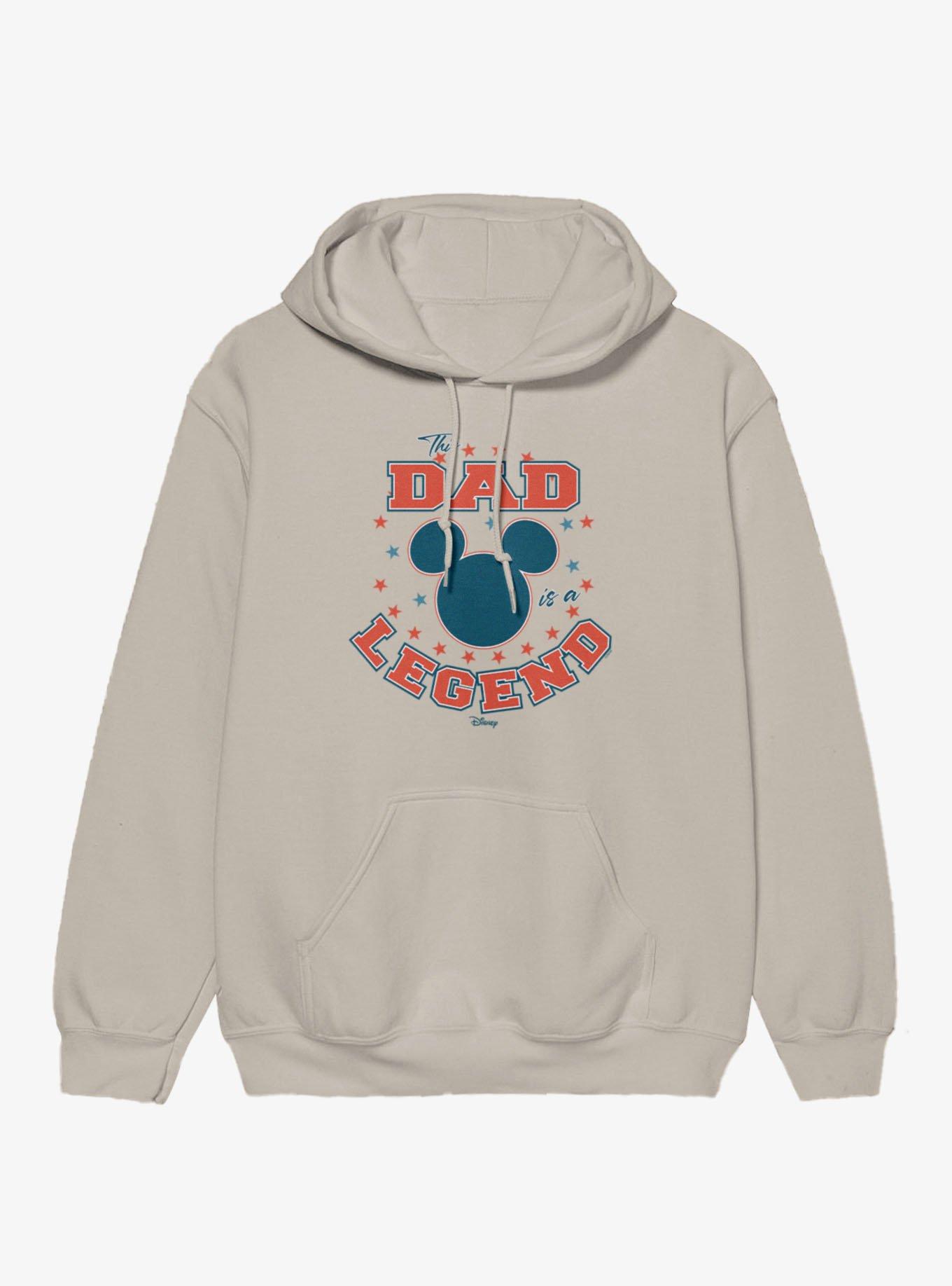 Disney Mickey Mouse The Dad Is A Legend Stars Hoodie