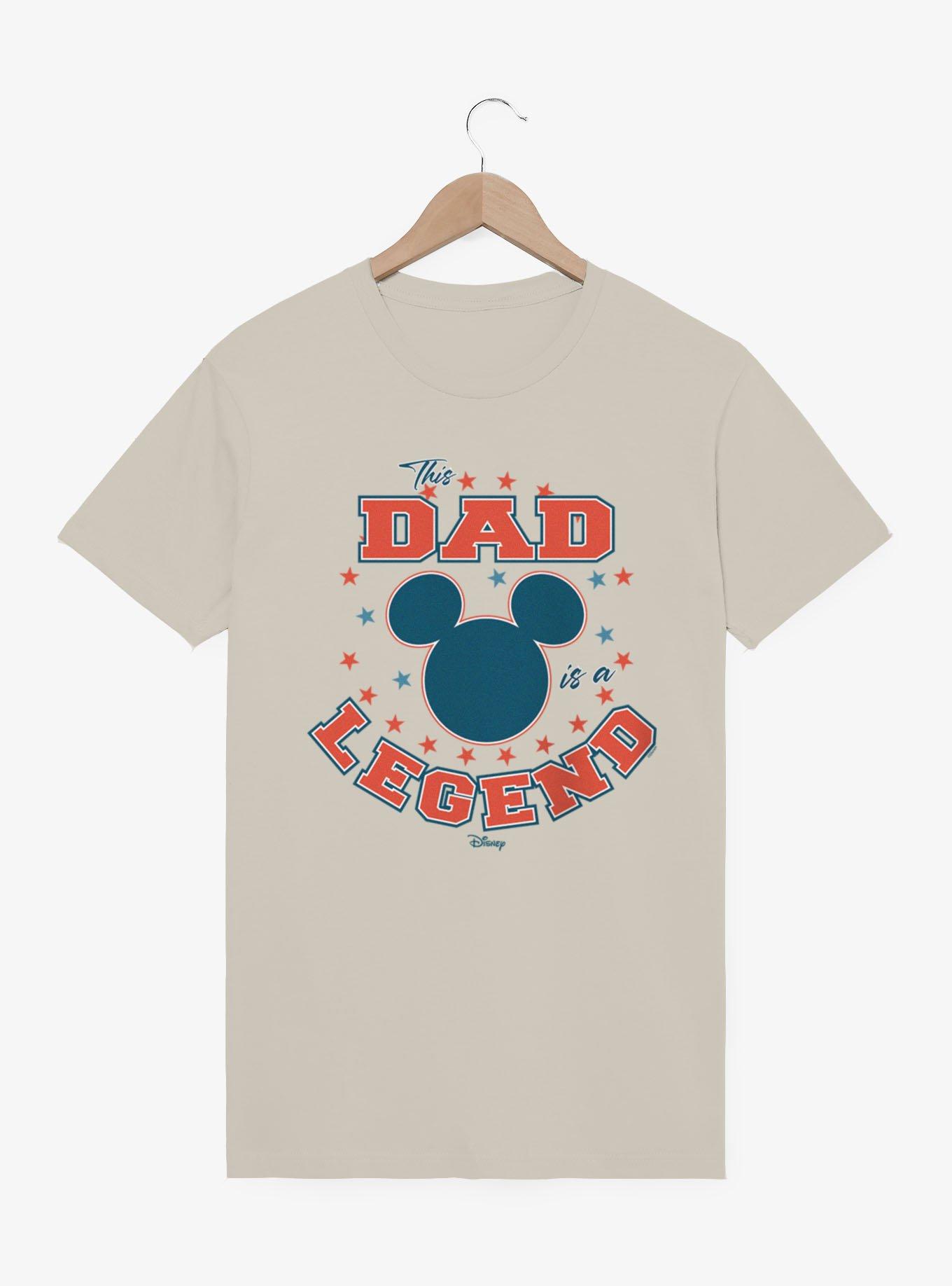 Disney Mickey Mouse The Dad Is A Legend Stars TShirt