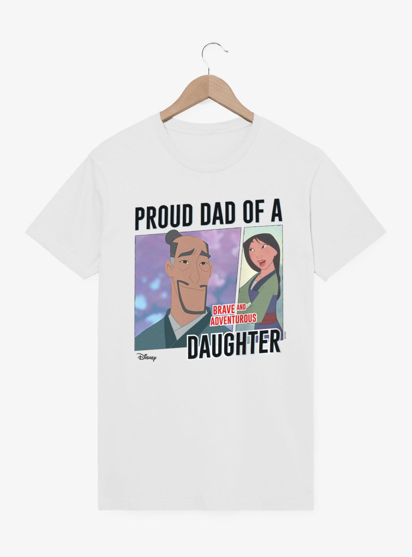 Disney Mulan Proud Dad Of A Brave And Adventurous Daughter T-Shirt, , hi-res