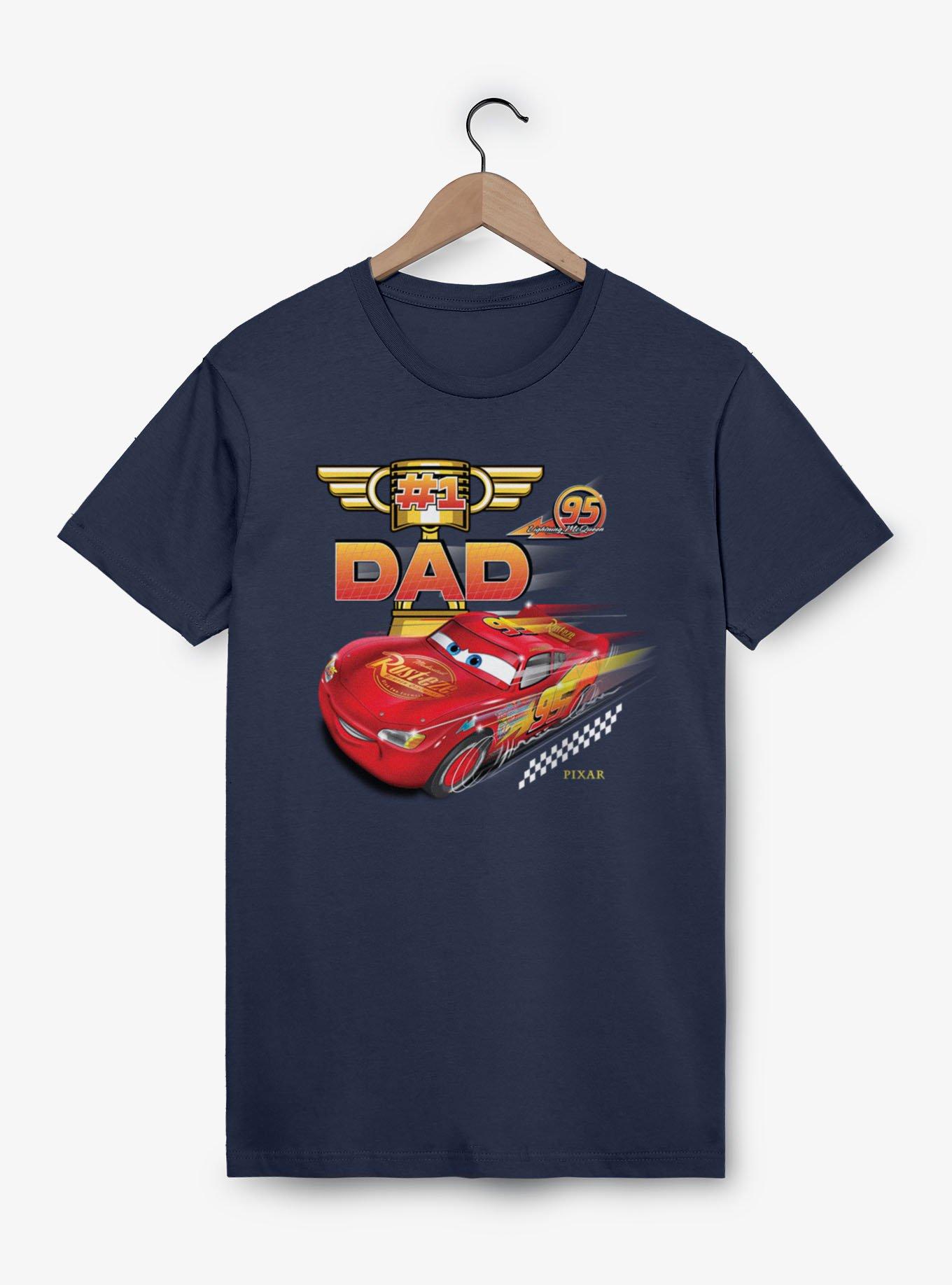 Disney Pixar Cars Number 1 Dad With McQueen T-Shirt, , hi-res