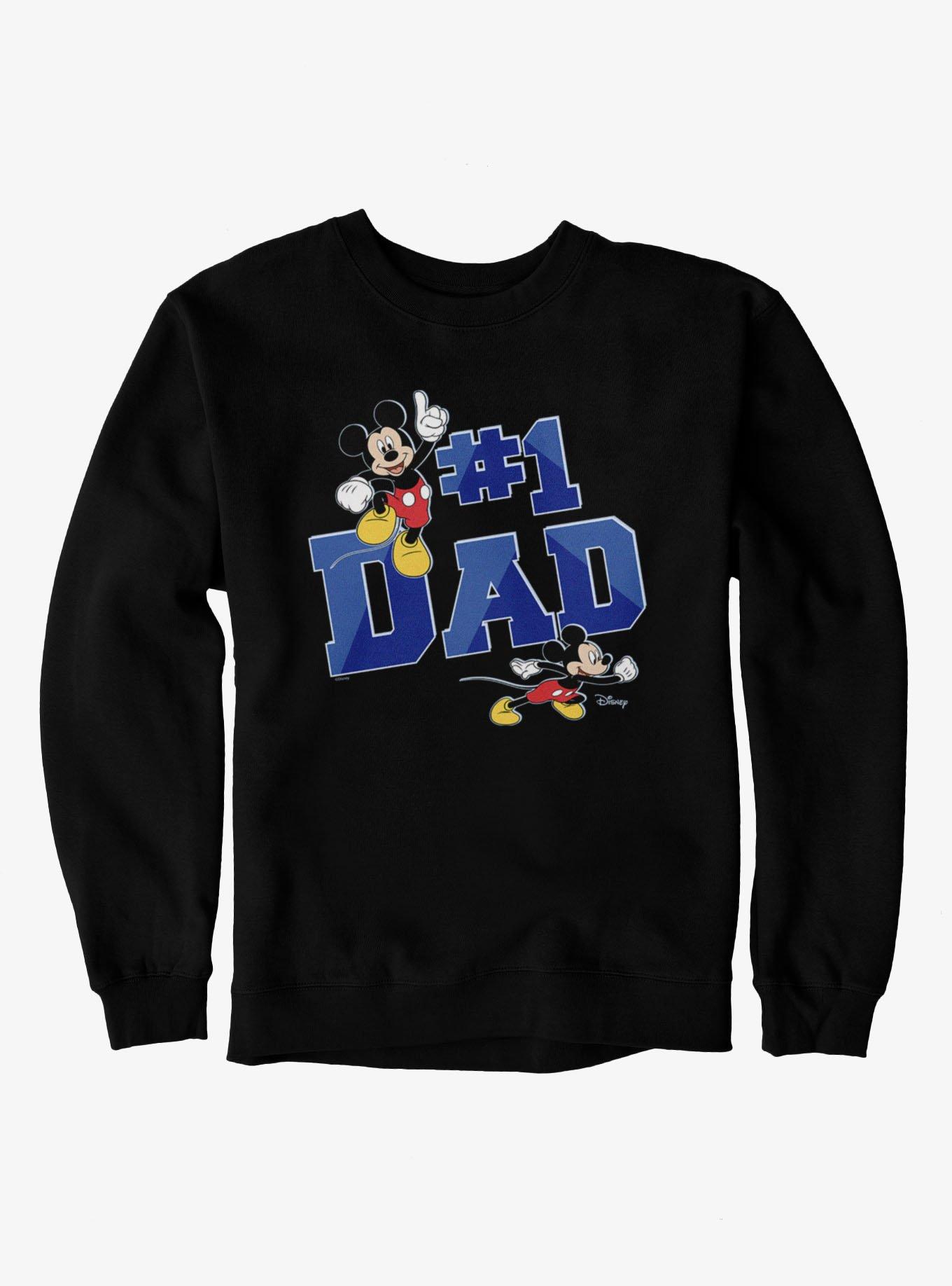 Disney Mickey Mouse Number 1 Dad Sweatshirt, , hi-res