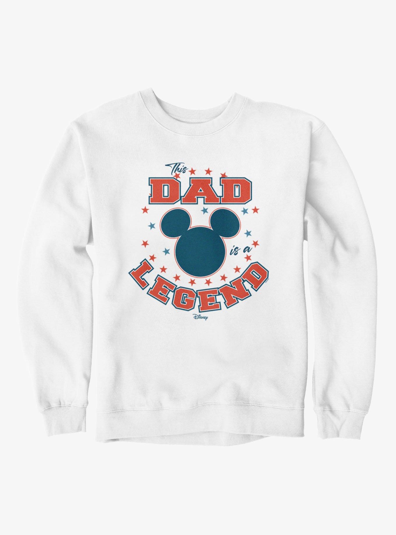 Disney Mickey Mouse The Dad Is A Legend Stars Sweatshirt, , hi-res