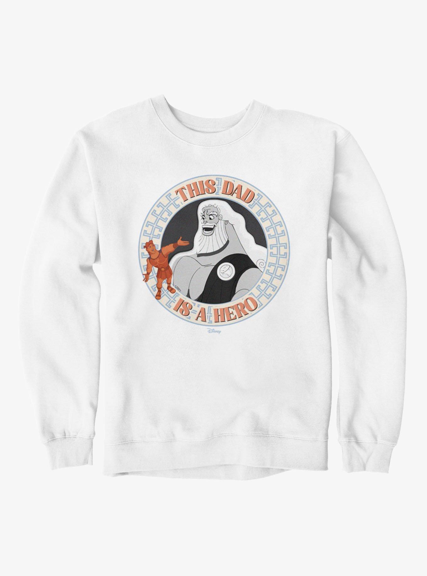 Disney Hercules This Dad Is A Hero Sweatshirt, , hi-res