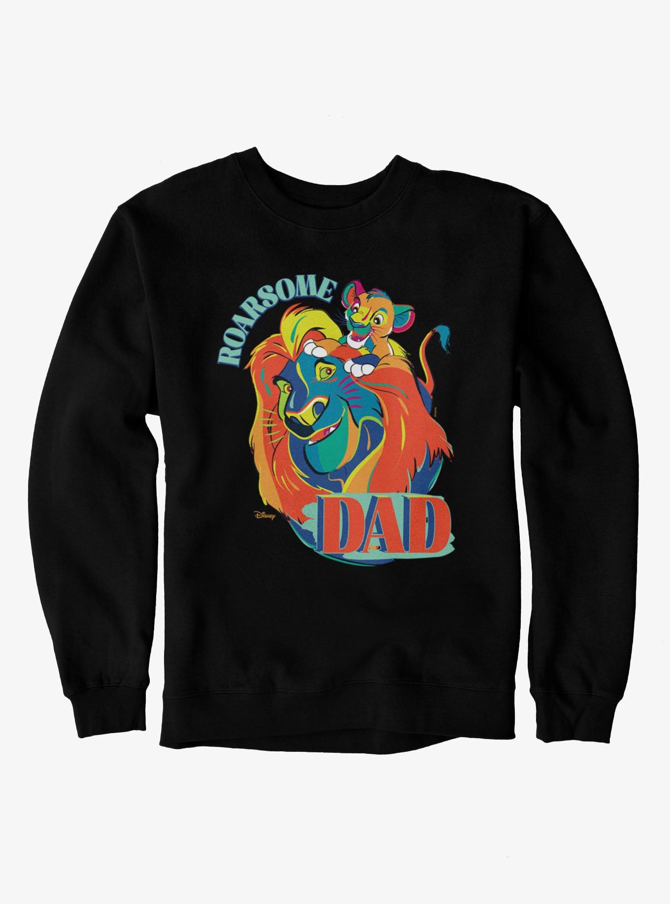Disney Lion King Roarsome Dad Vibrant Colors Sweatshirt, , hi-res