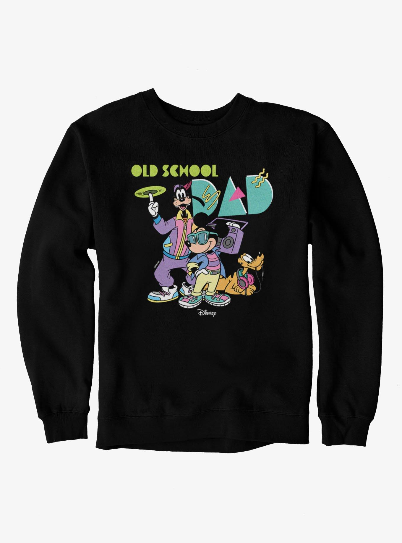 Disney Mickey And Friends Old School 90s Dad Sweatshirt, , hi-res