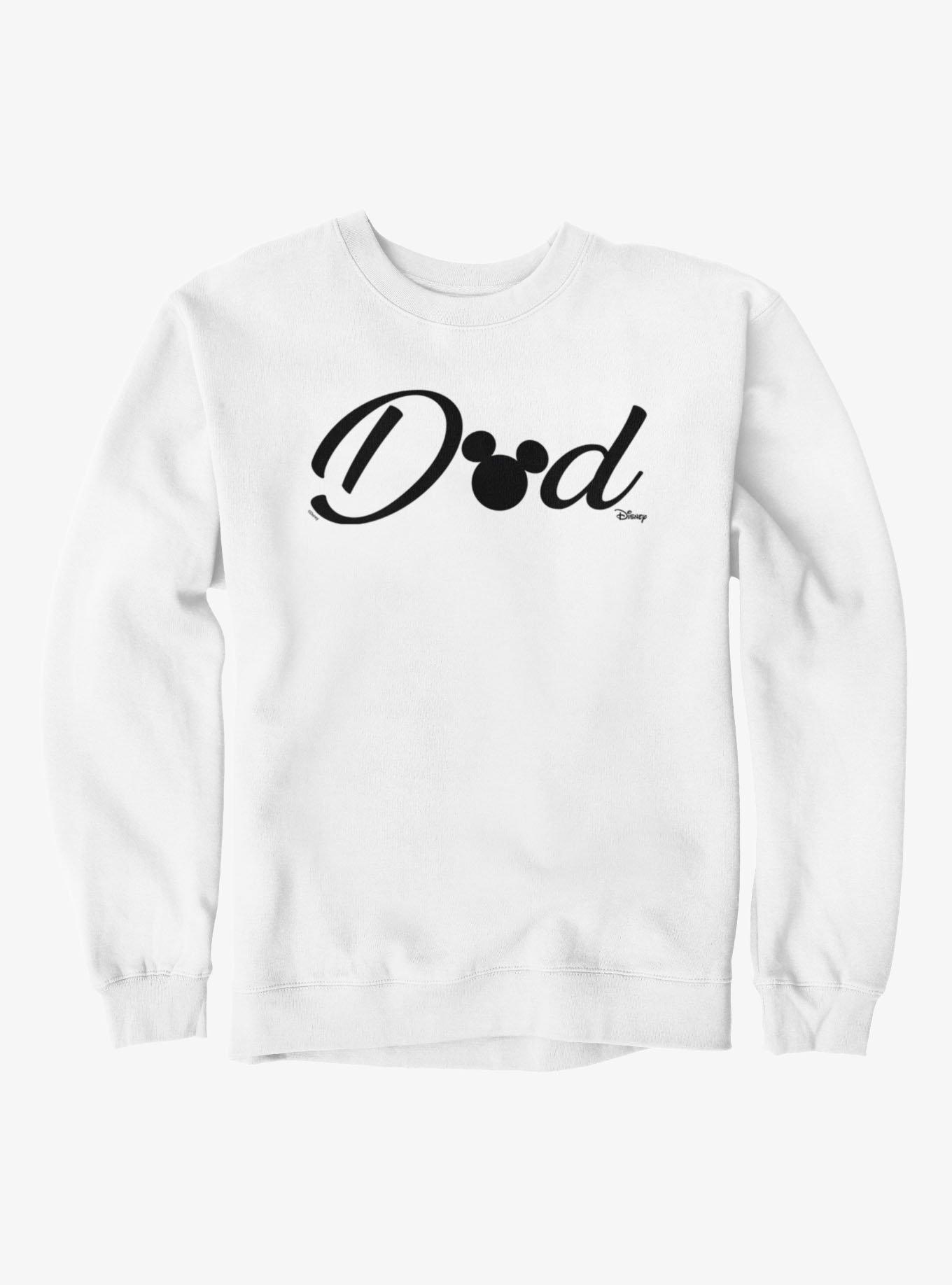 Disney Mickey Mouse Head Dad Text Sweatshirt, , hi-res
