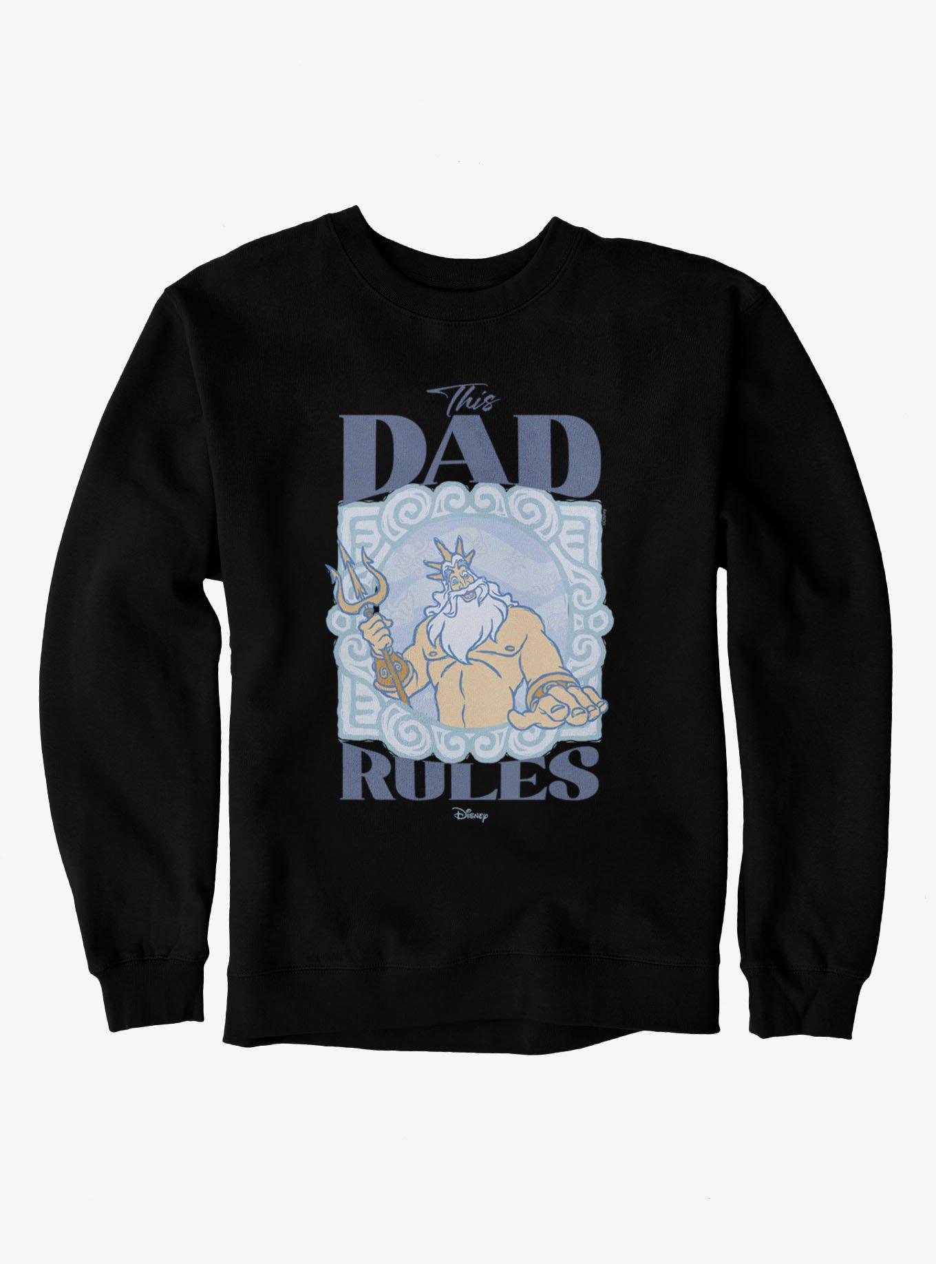 Disney The Little Mermaid This Dad Rules Sweatshirt, , hi-res