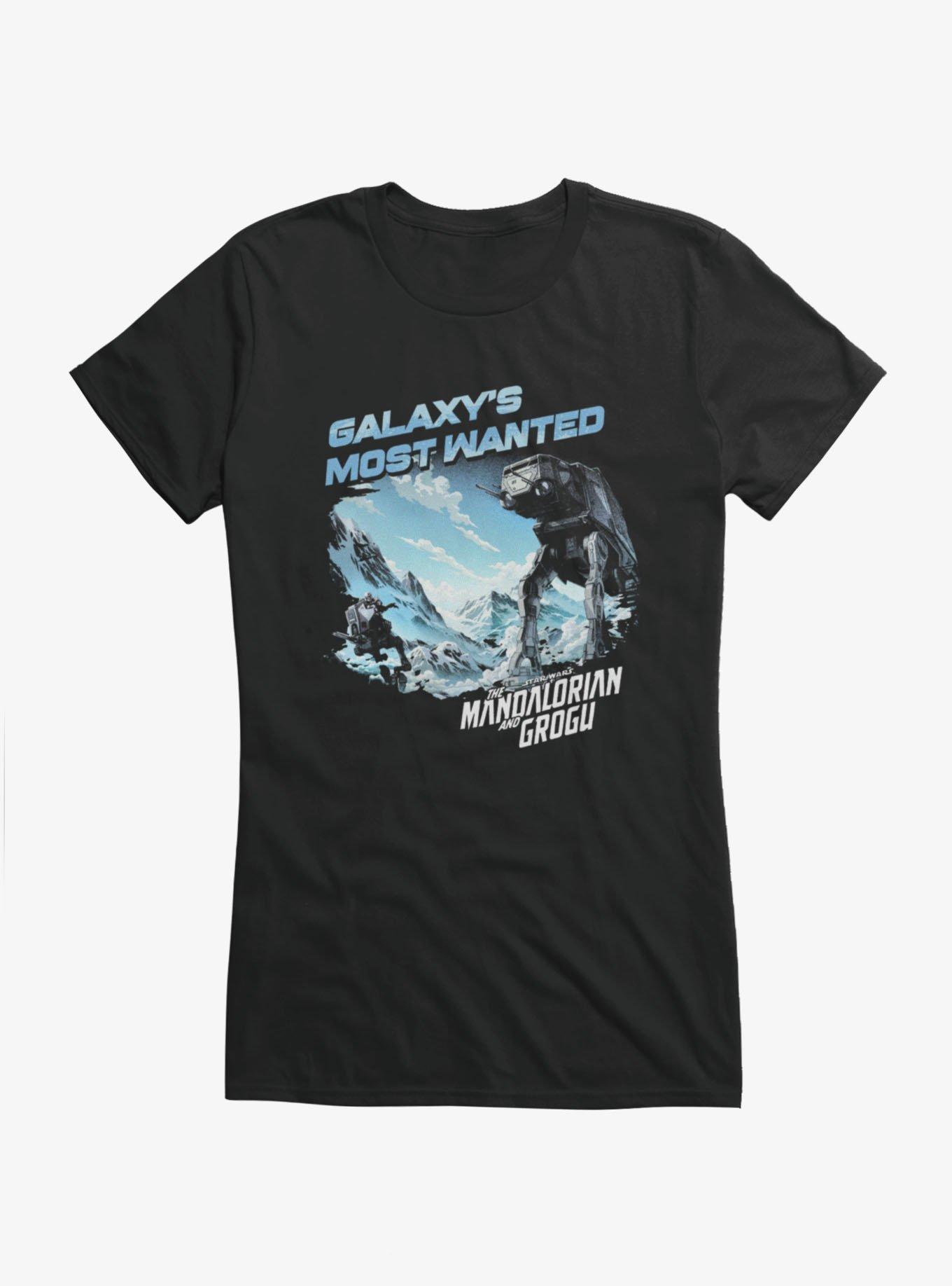 Star Wars The Mandalorian And Grogu Galaxy's Most Wanted AT-AT Chase Girls T-Shirt, , hi-res