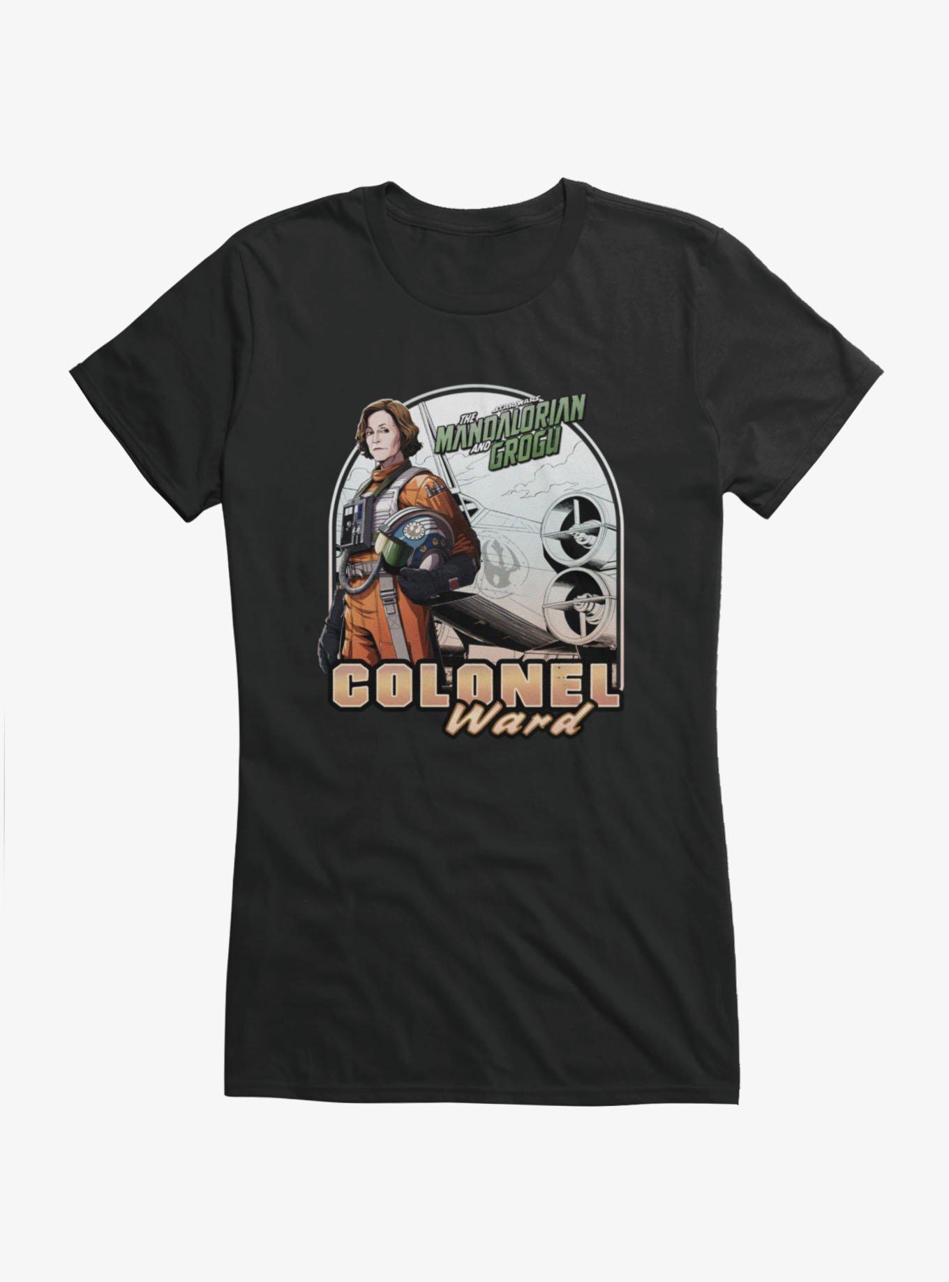 Star Wars The Mandalorian And Grogu Colonel Ward X-Wing Pilot Girls T-Shirt, , hi-res