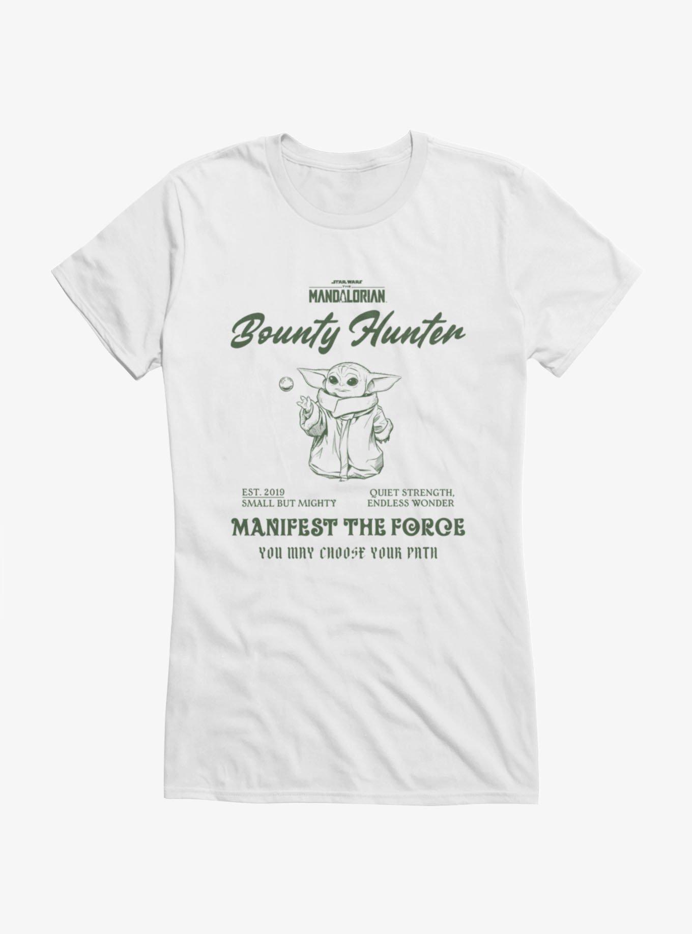 Star Wars The Mandalorian Bounty Hunter Manifest The Force Girls T-Shirt, , hi-res