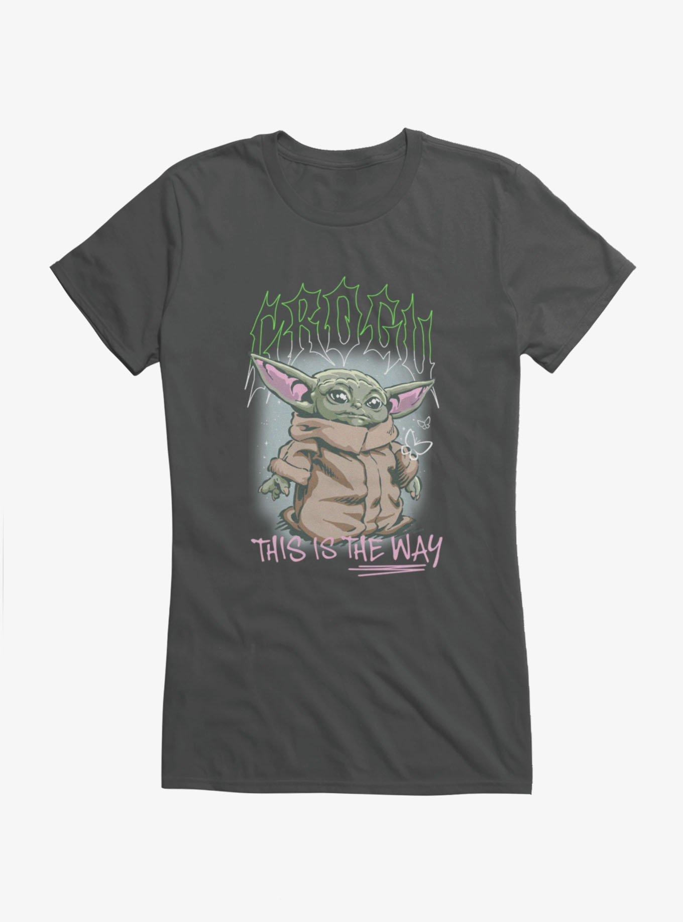Star Wars The Mandalorian Grogu Spike Text Girls T-Shirt, , hi-res