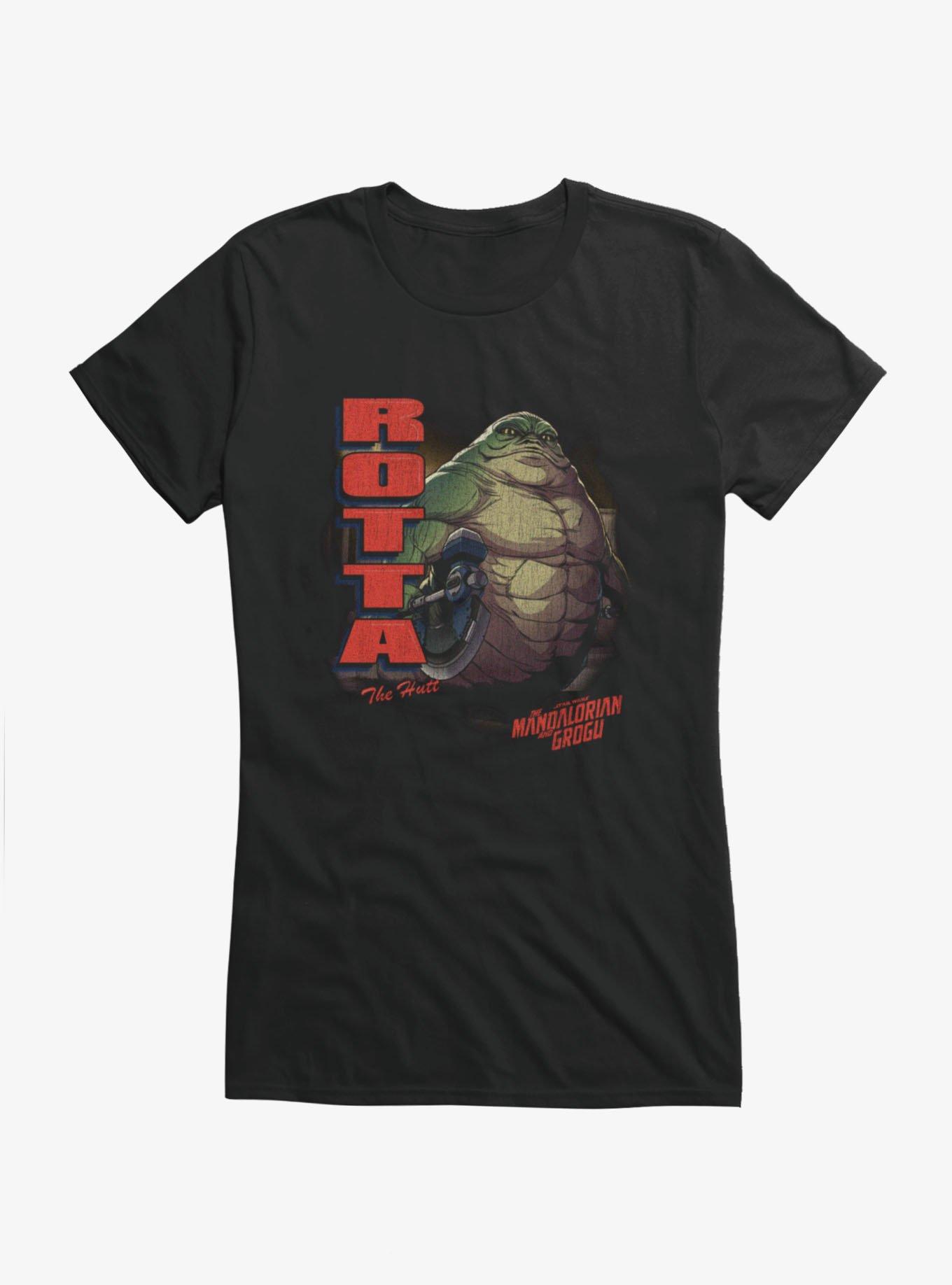 Star Wars The Mandalorian And Grogu Rotta The Hutt Fights Girls T-Shirt, , hi-res