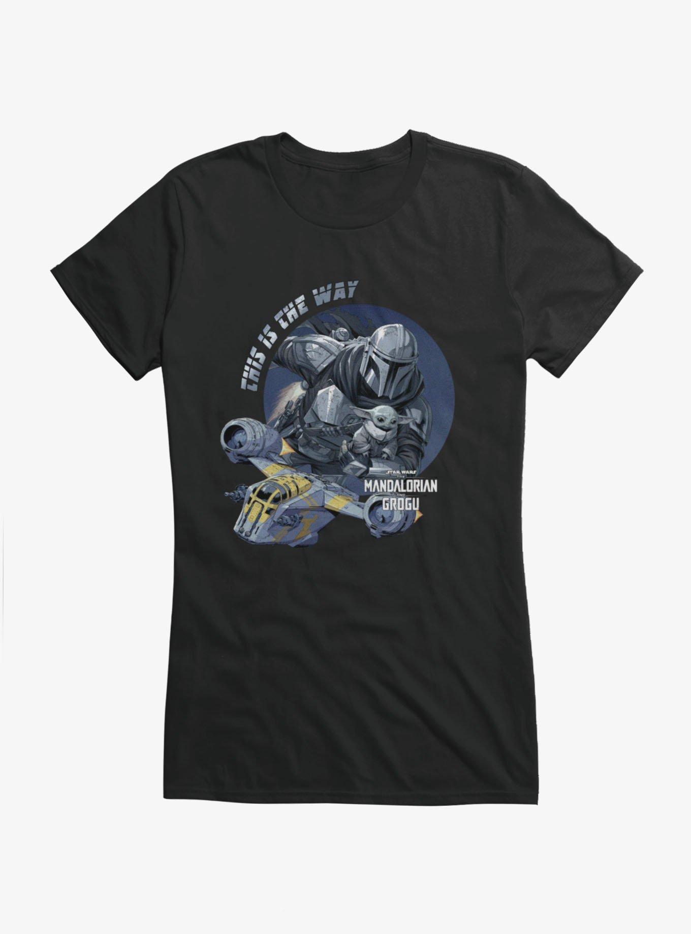 Star Wars The Mandalorian And Grogu This Is The Way Buddies Fly Together Girls T-Shirt, , hi-res