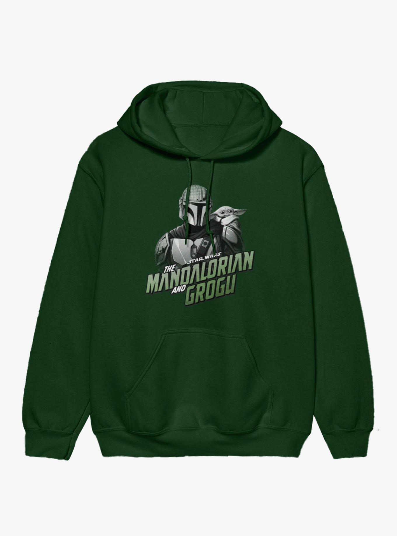 Star Wars The Mandalorian And Grogu Title Logo Hoodie, , hi-res