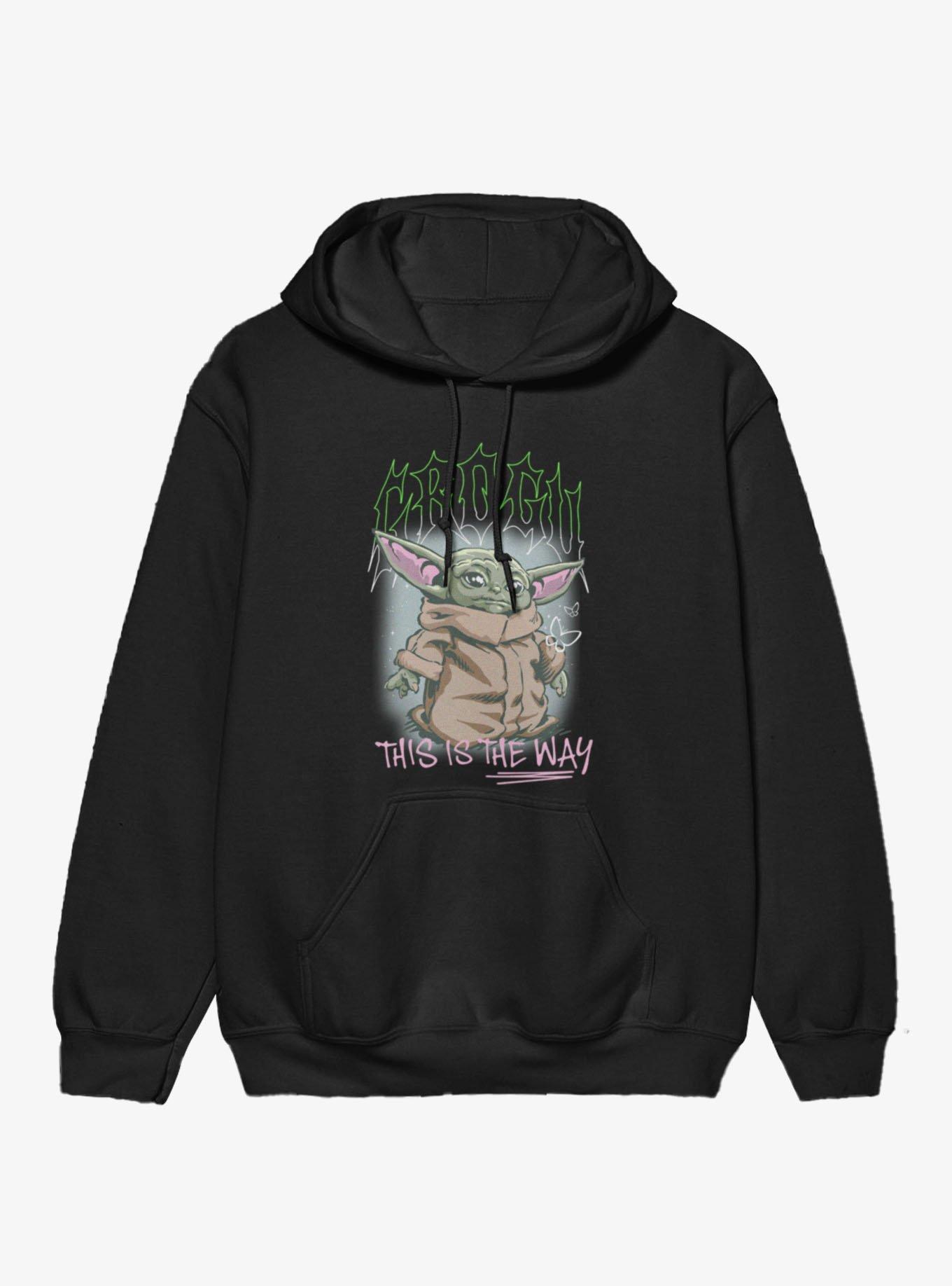 Star Wars The Mandalorian Grogu Spike Text Hoodie, , hi-res
