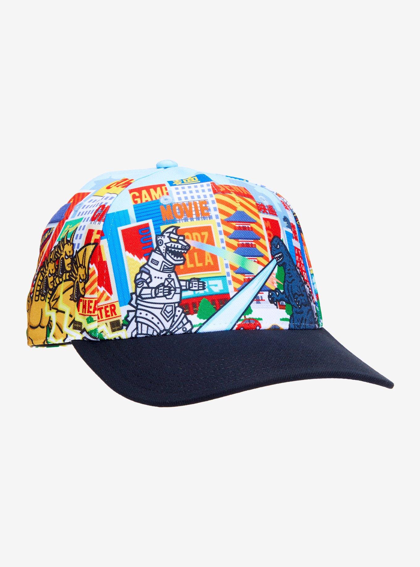 Godzilla City Snapback Hat, , hi-res