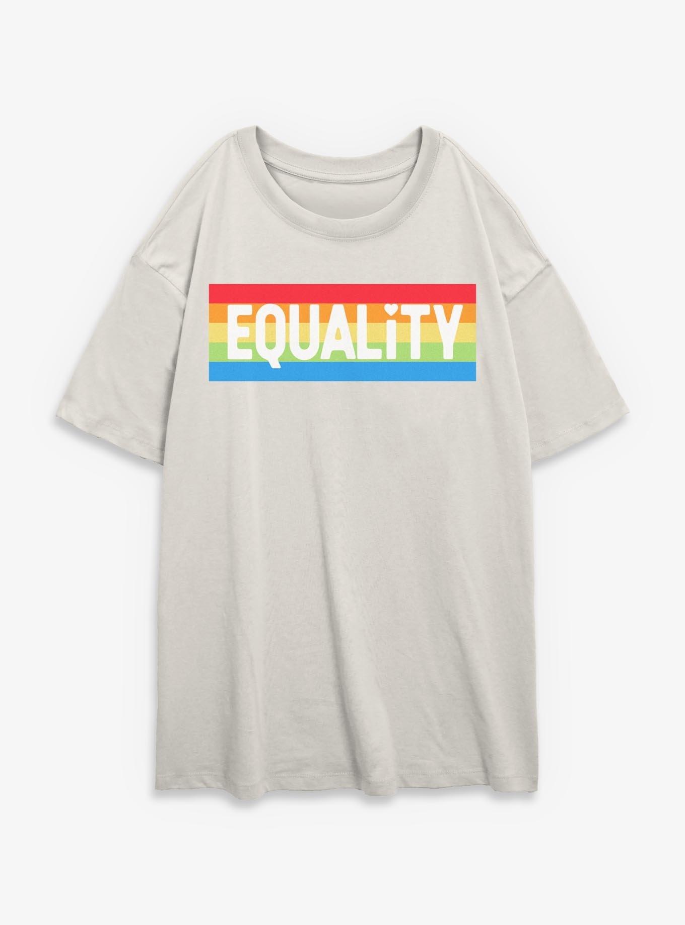 Equality Pride Girls Oversized T-Shirt, , hi-res