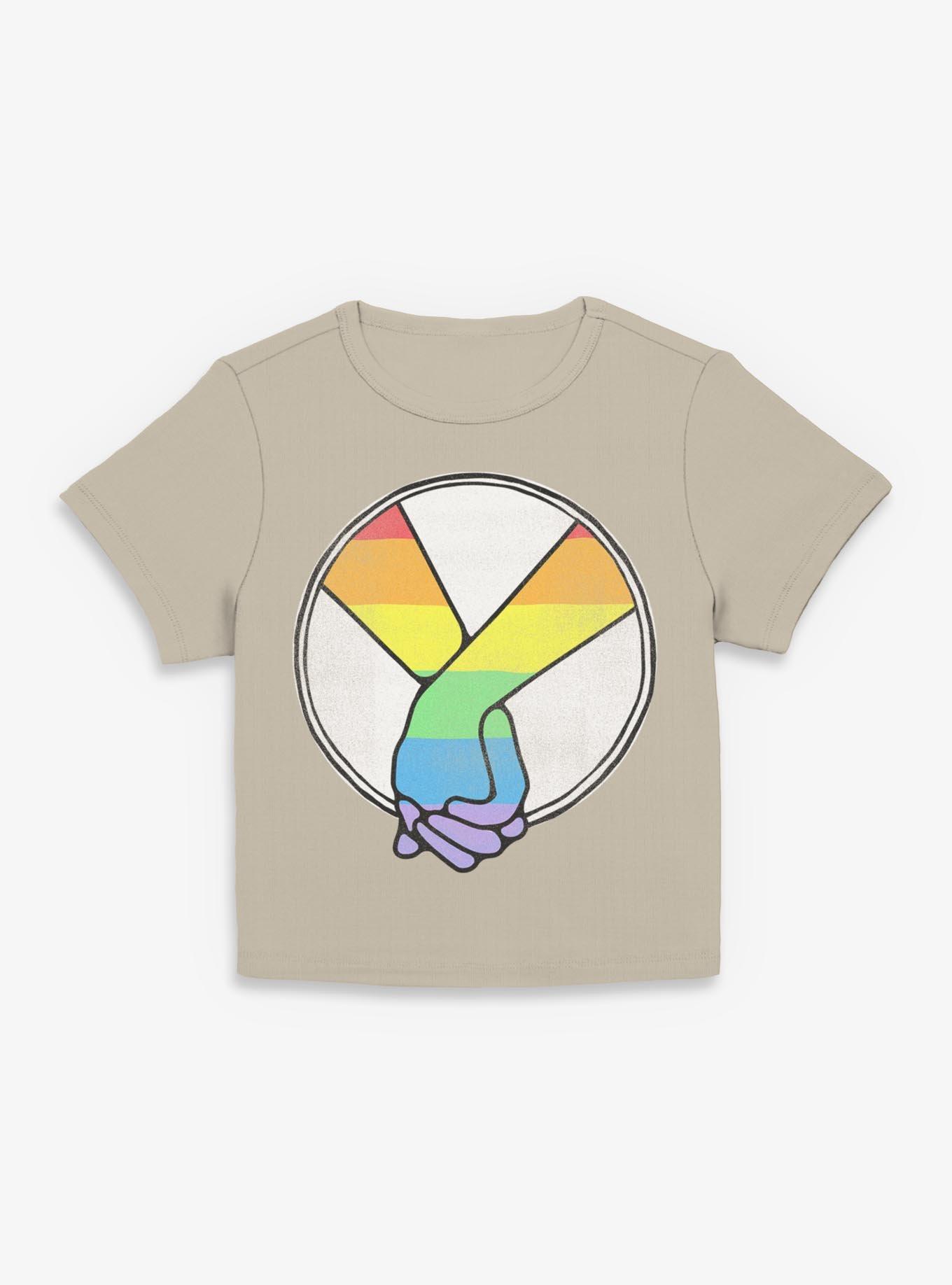 Holding Hands Pride Girls Baby T-Shirt, , hi-res