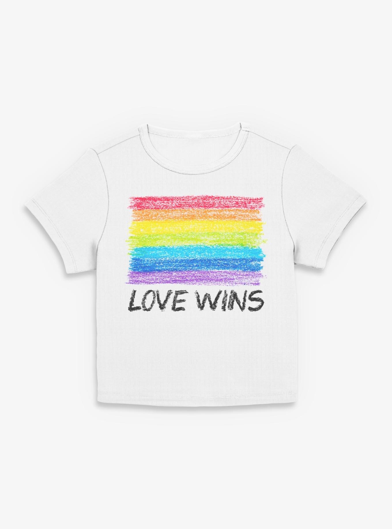 Love Wins Pride Girls Baby T-Shirt, , hi-res