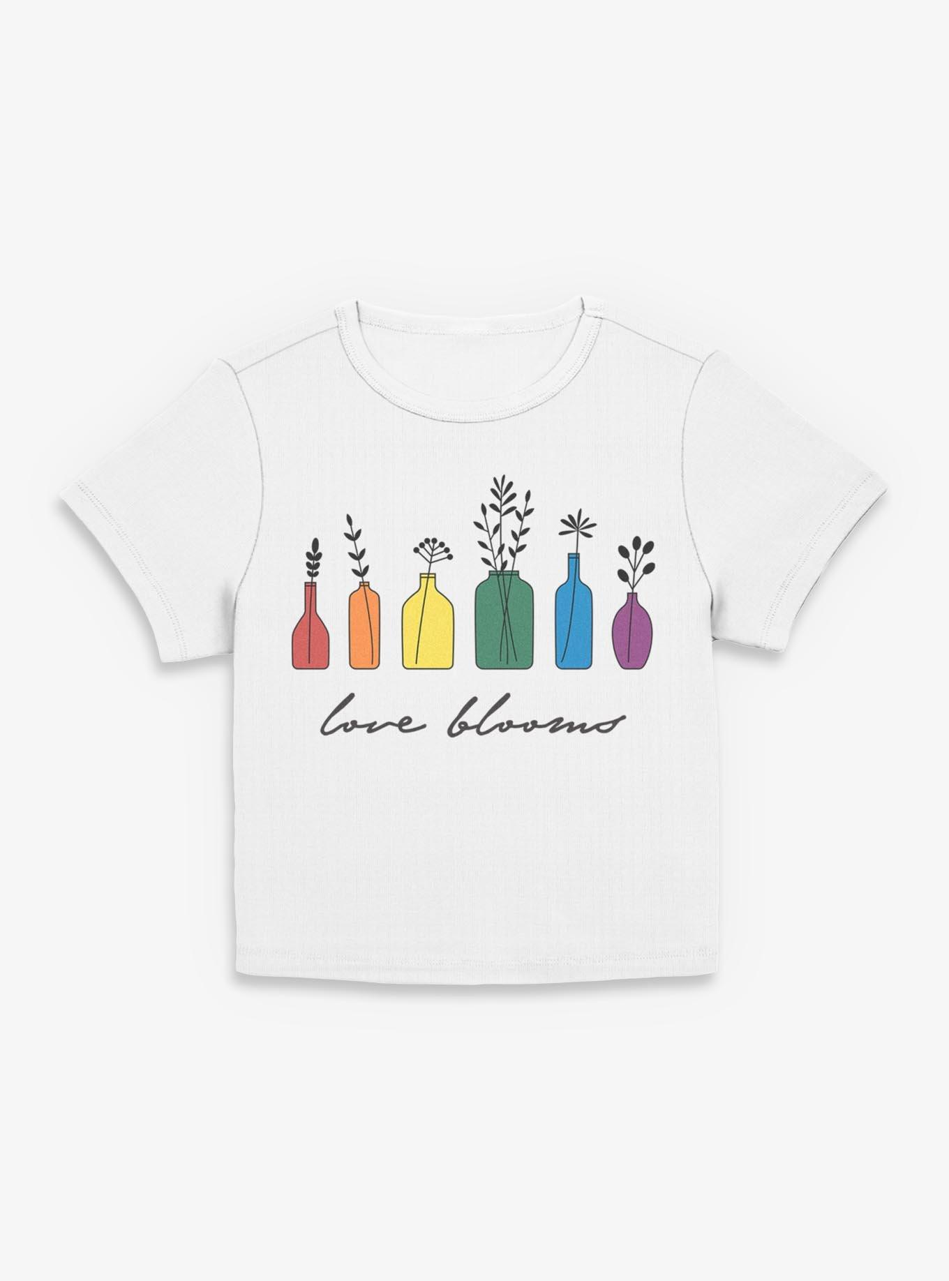 Love Blooms Pride Girls Baby T-Shirt, , hi-res