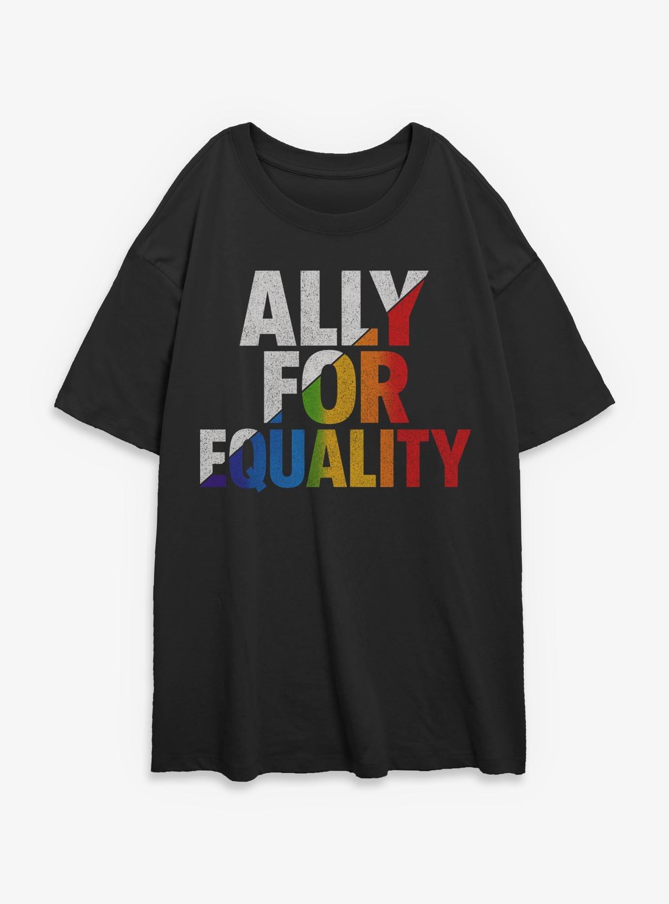 Ally For Equality Girls Oversized T-Shirt, , hi-res