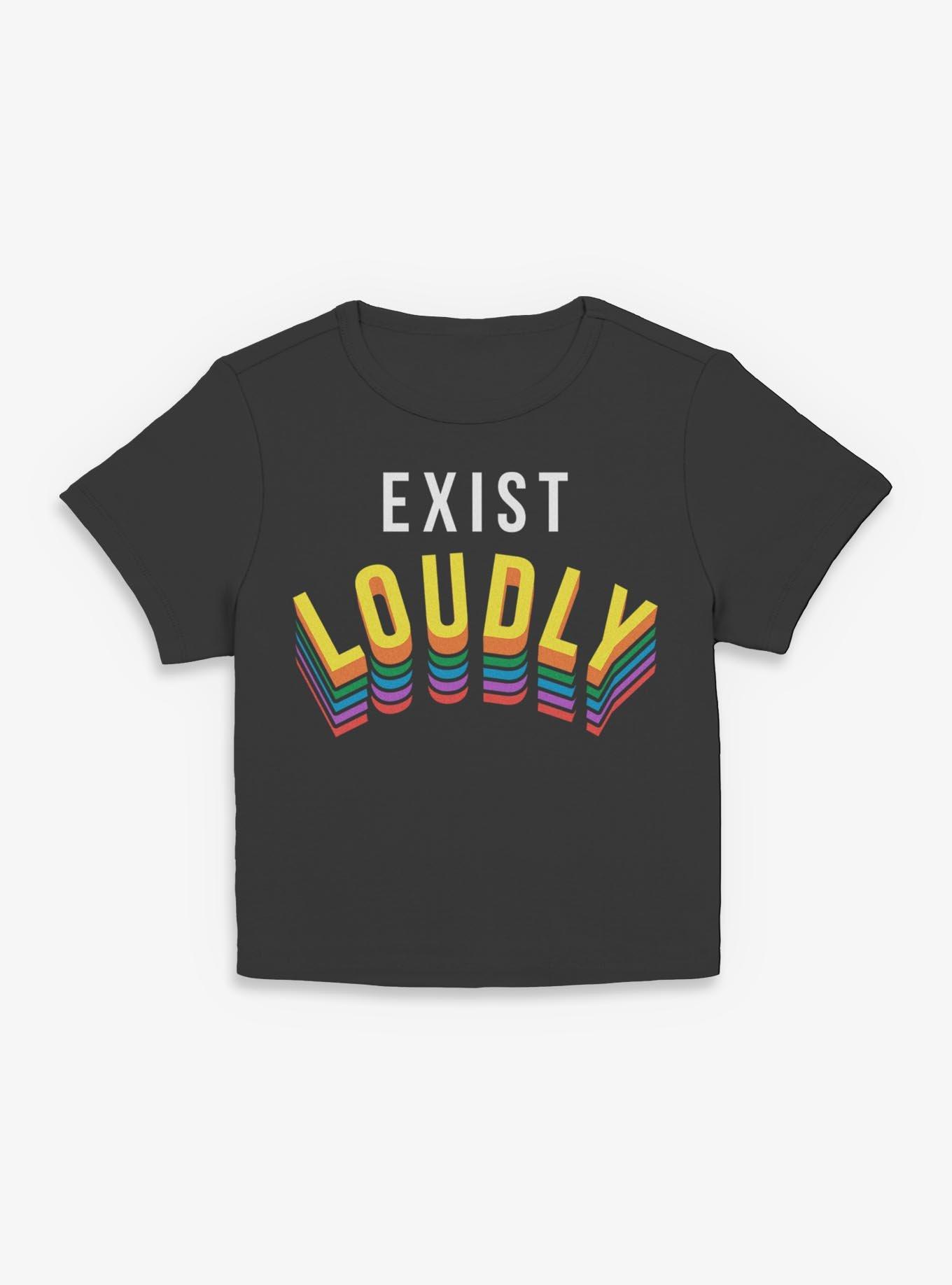Exist Loudly Girls Baby T-Shirt, BLACK, hi-res view 1