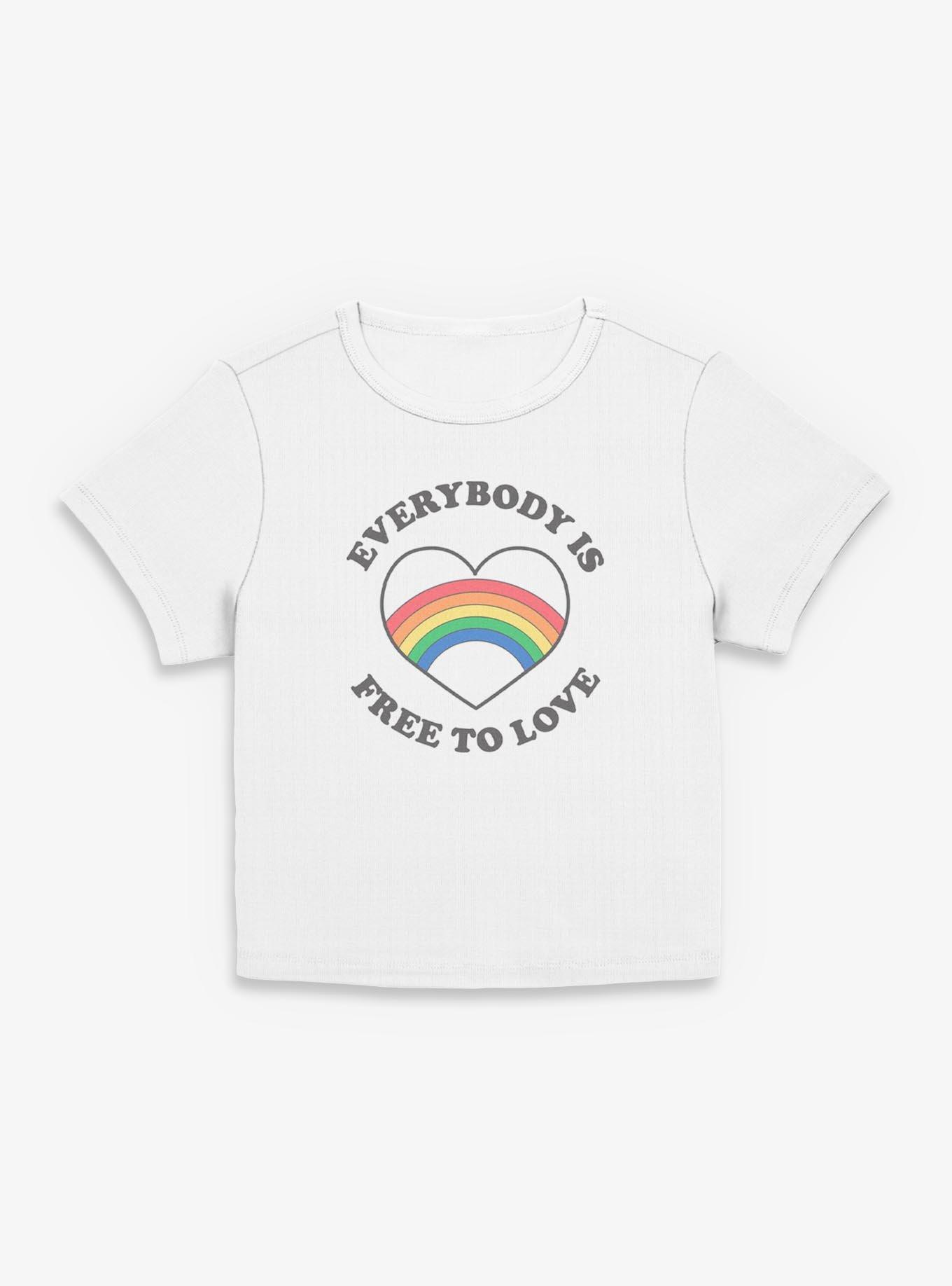 BABYLFoxesGirlsT-Shirt JLサイズHOTTOPIC Everyone Is Free To Love Girls Baby T-Shirt - BEIGETAN | Hot Topic
