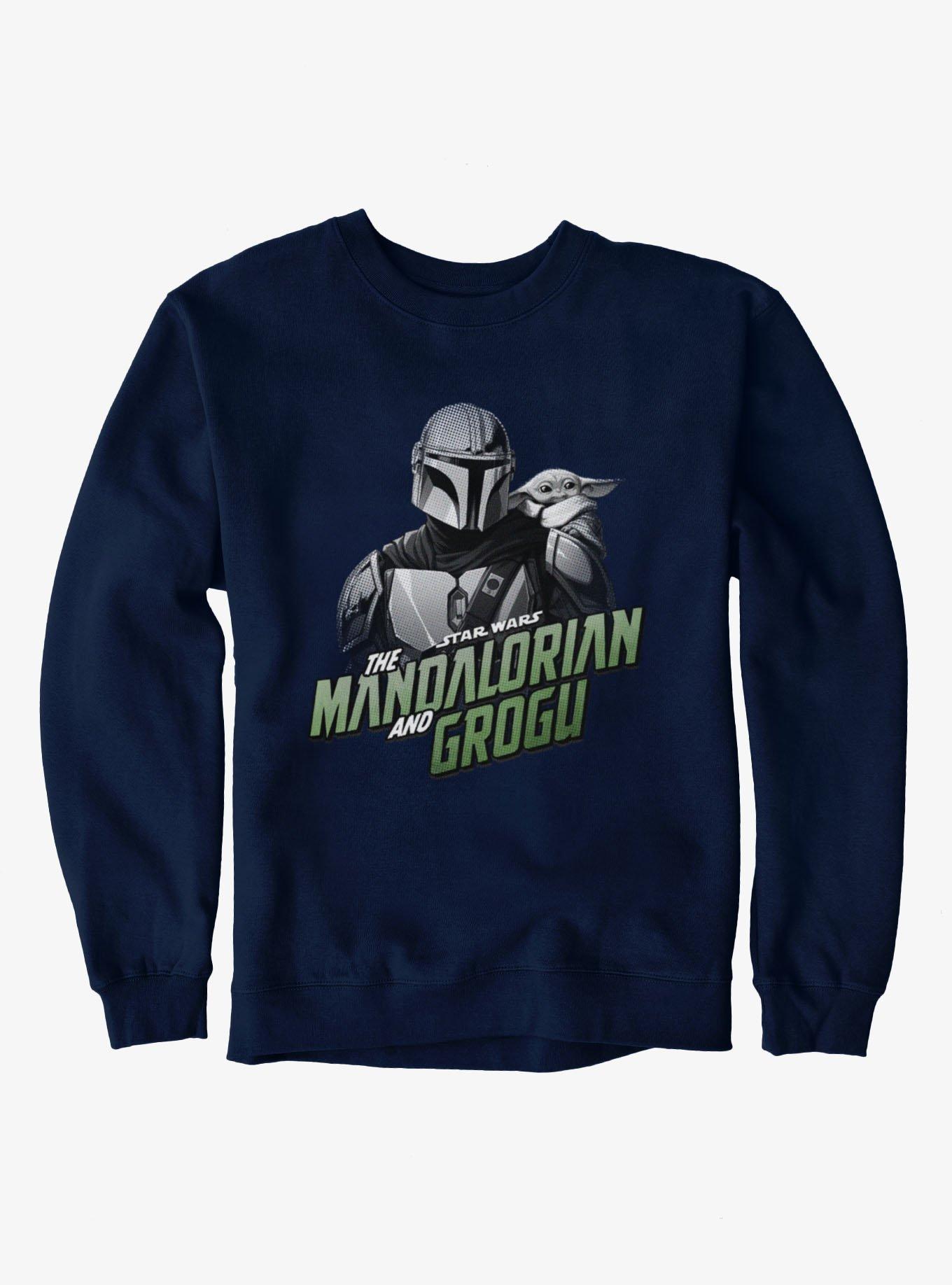 Star Wars The Mandalorian And Grogu Title Logo Sweatshirt, , hi-res