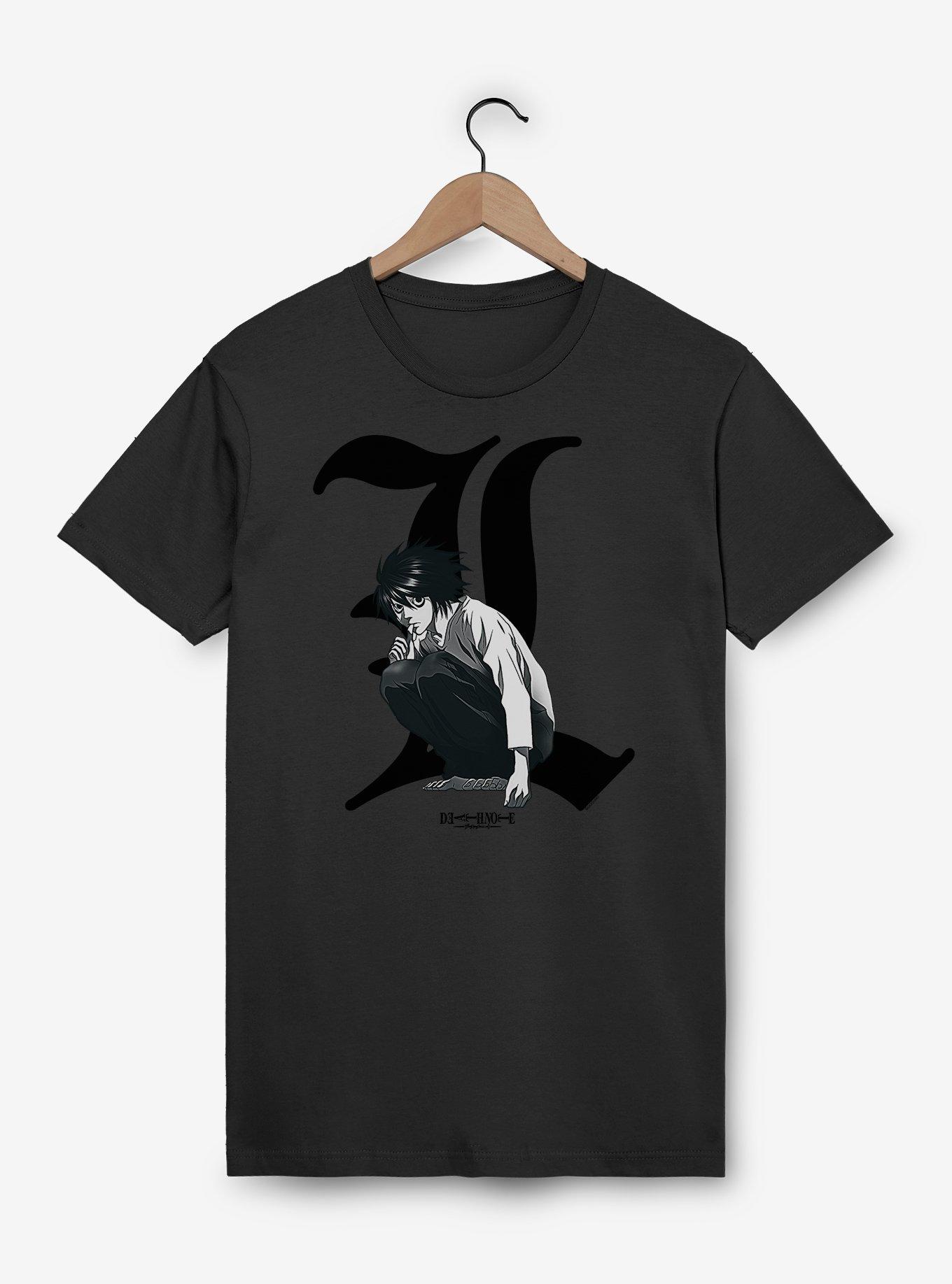 Death Note L Portrait T-Shirt, , hi-res