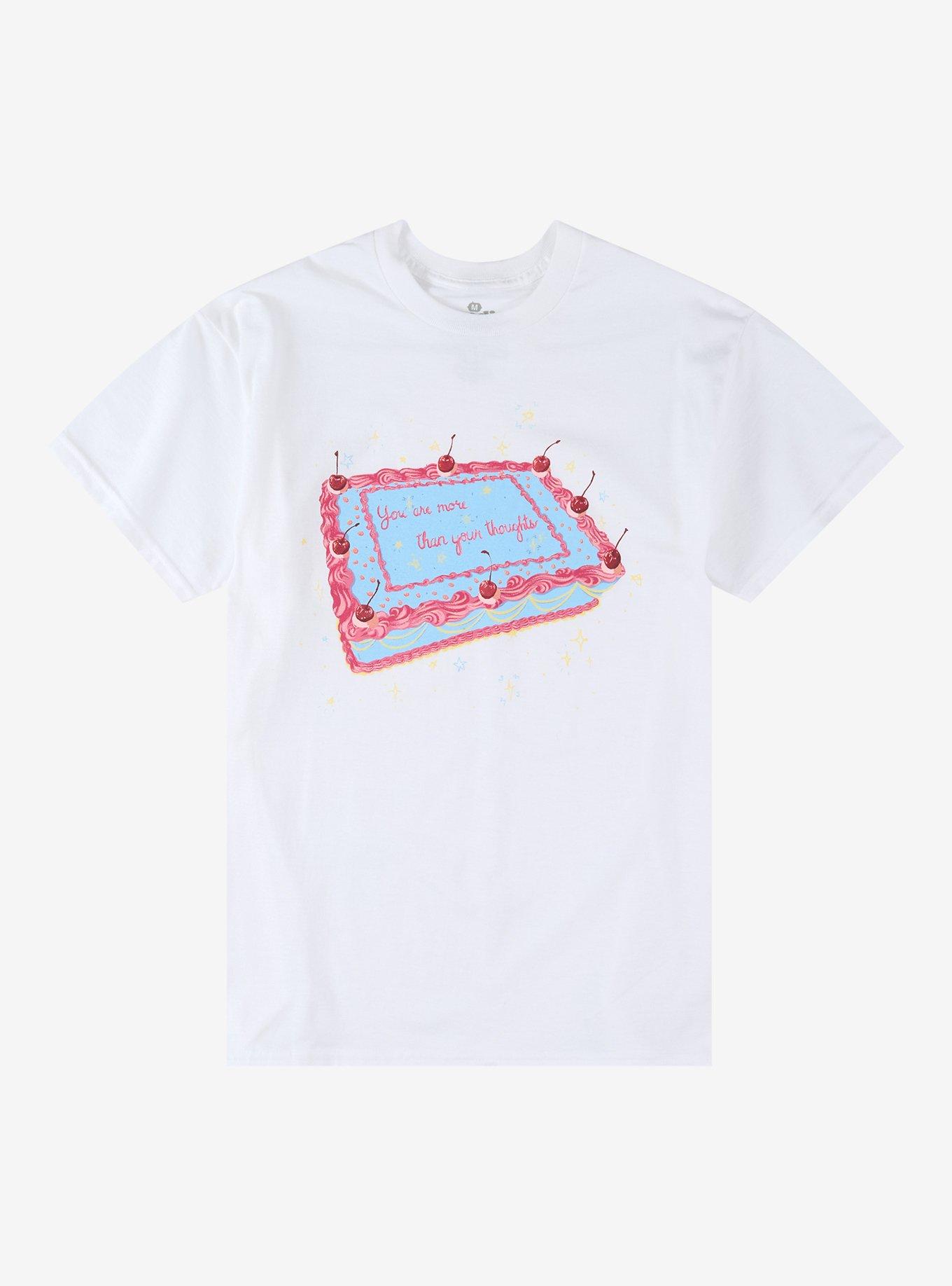 More Than Your Thoughts Cake T-Shirt By Goodie Two Sleeves, , hi-res