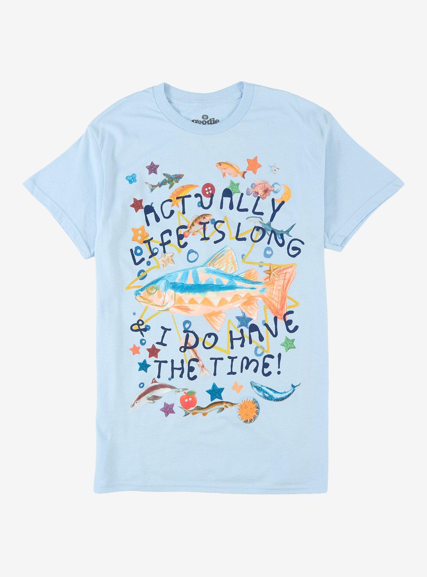 Long Life Time Fish T-Shirt By Goodie Two Sleeves, , hi-res