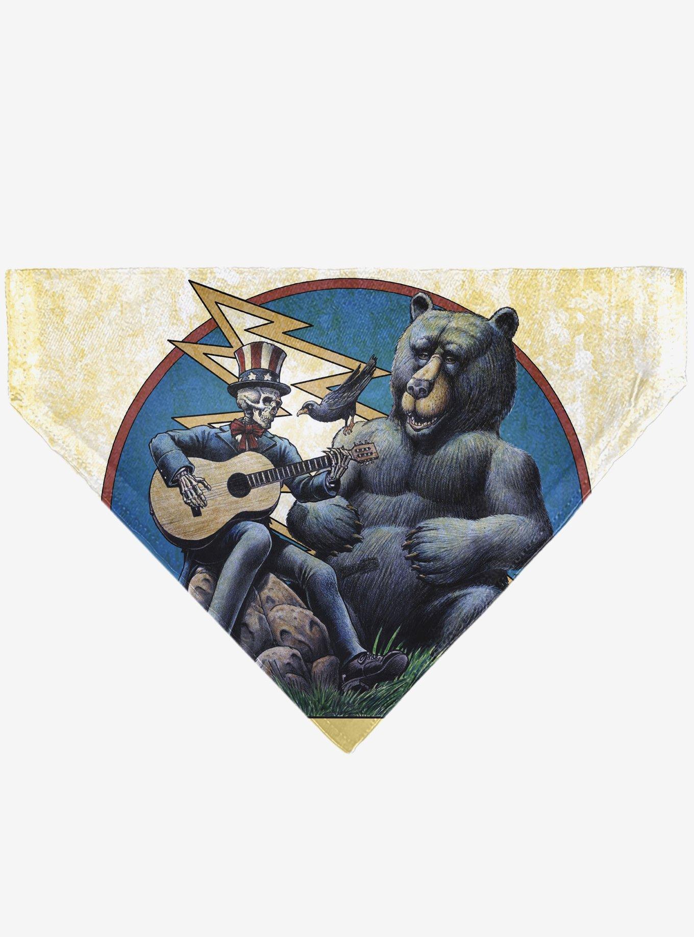 Grateful Dead Daves Picks Volume Five Truman UCLA Cover Slip On Collar Pet Bandana - Bandana Only, , hi-res